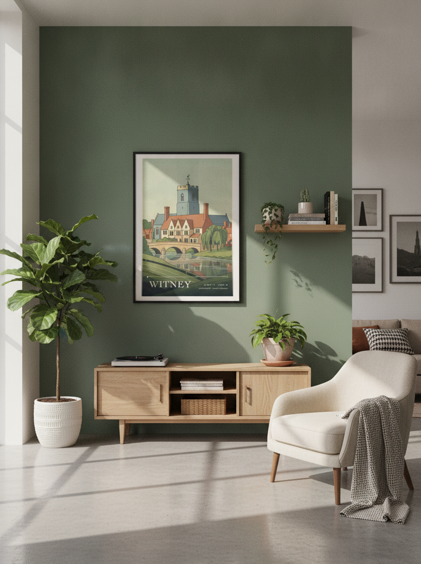 Witney Oxfordshire United Kingdom Travel Poster - Lifestyle