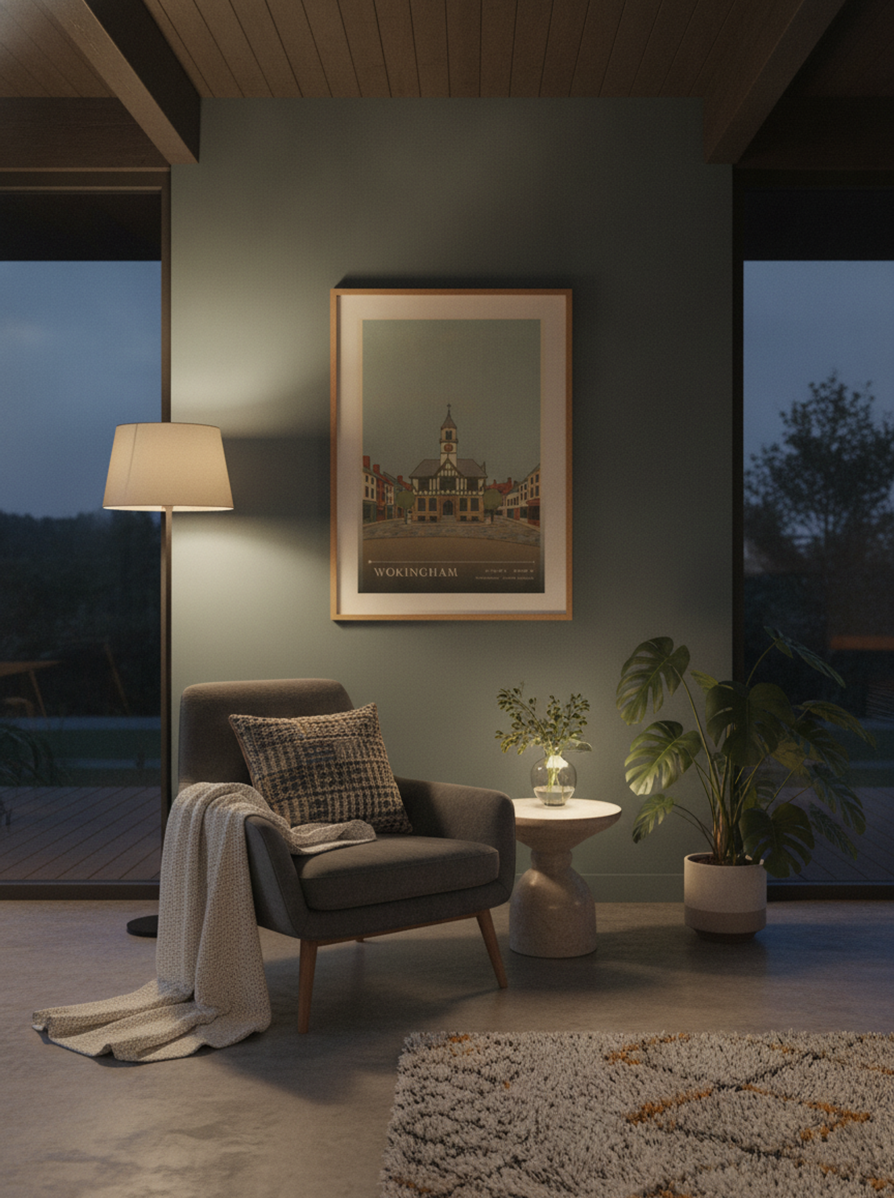 Wokingham United Kingdom Travel Poster - Lifestyle