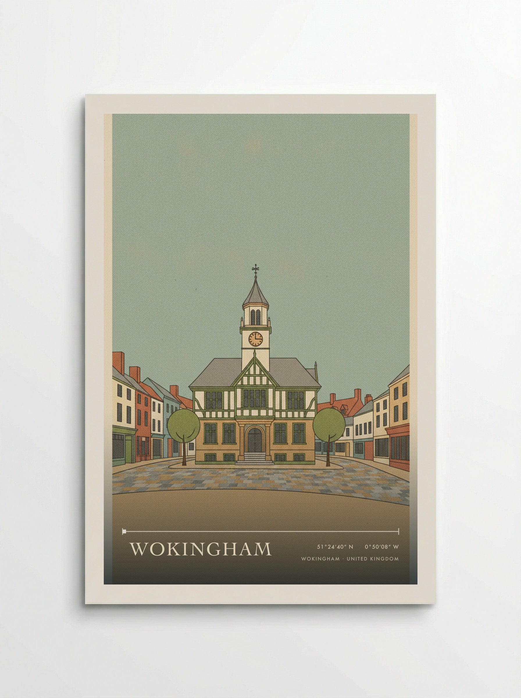 Wokingham United Kingdom Travel Poster - Poster
