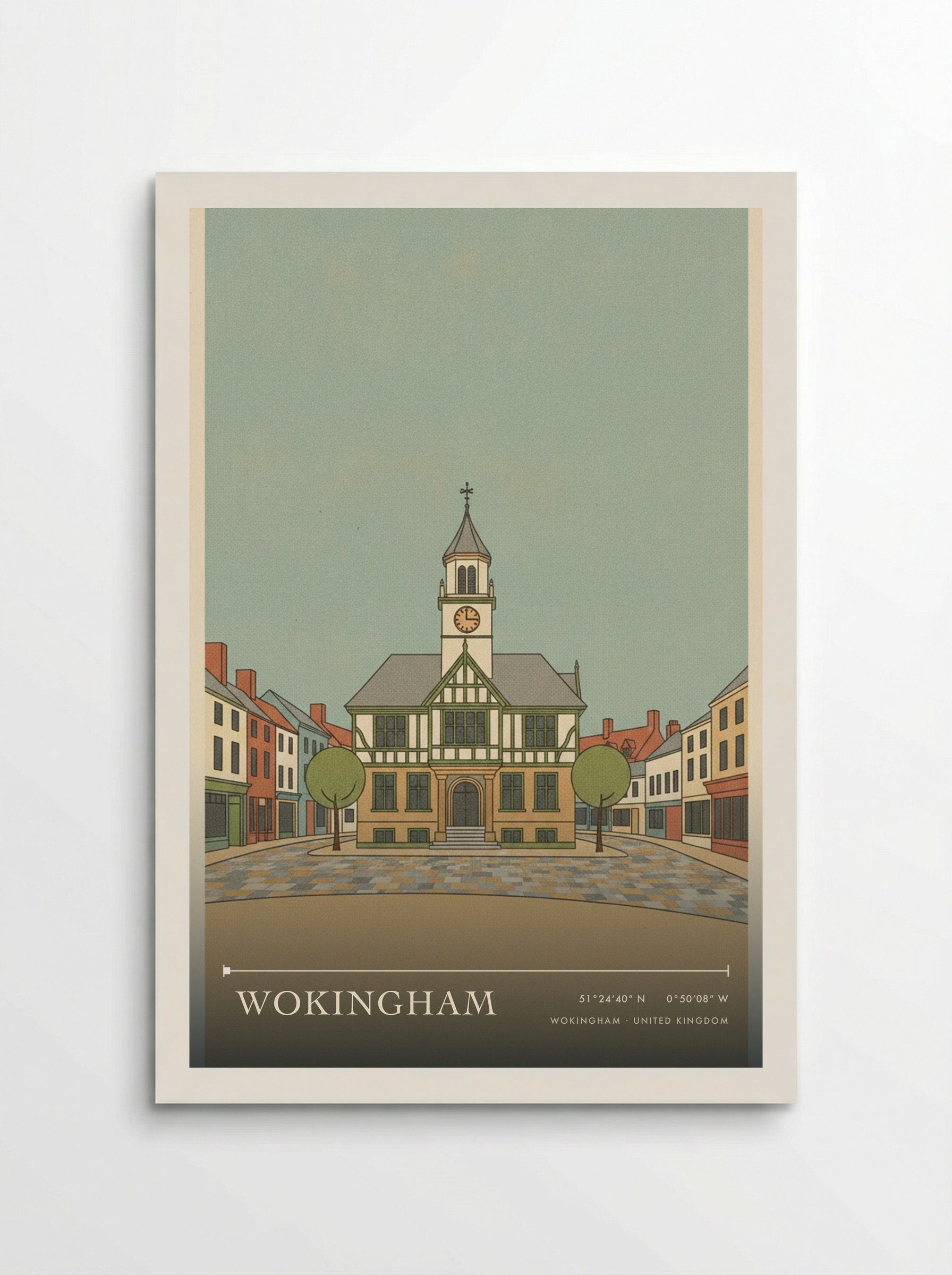Wokingham United Kingdom Travel Poster - Poster