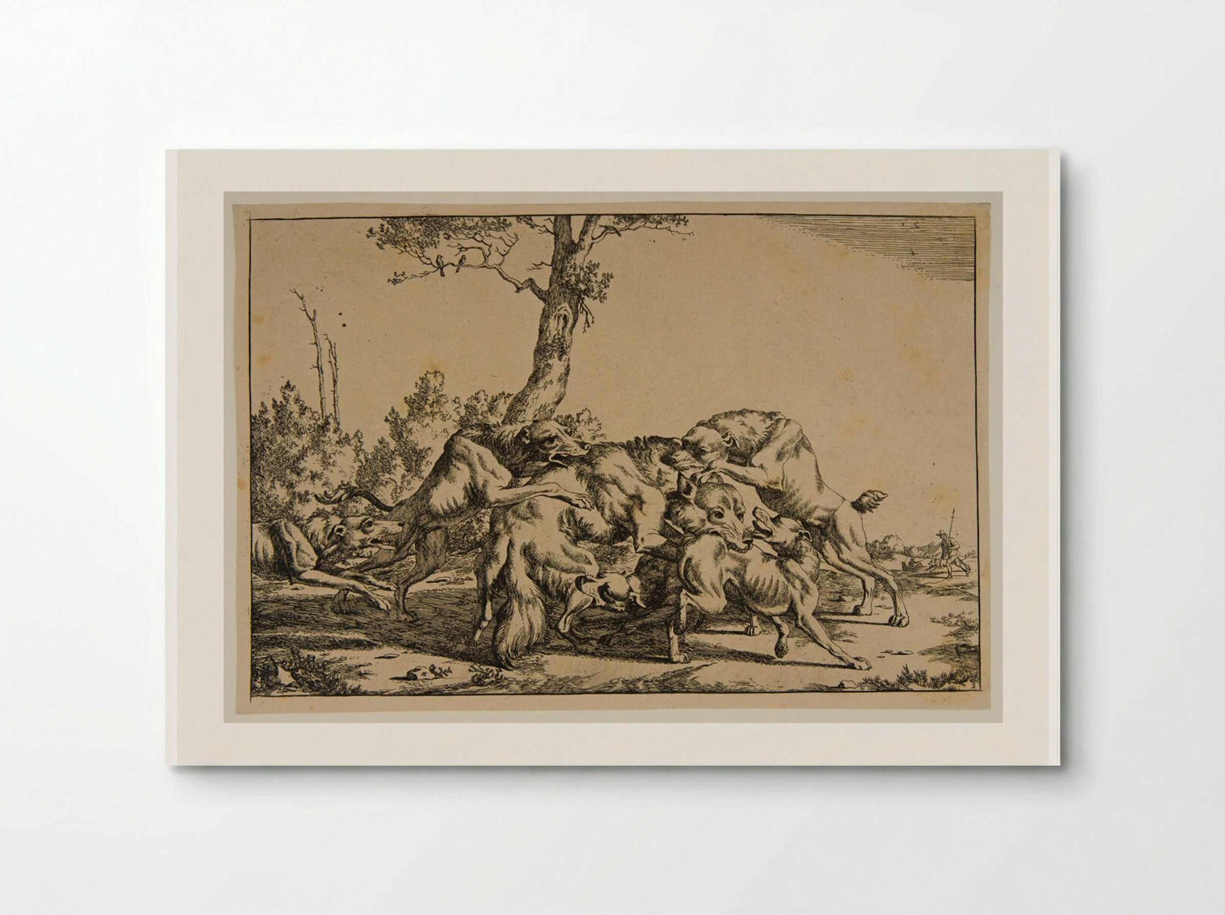 Wolf and Dogs - Marcus de Bye - Poster