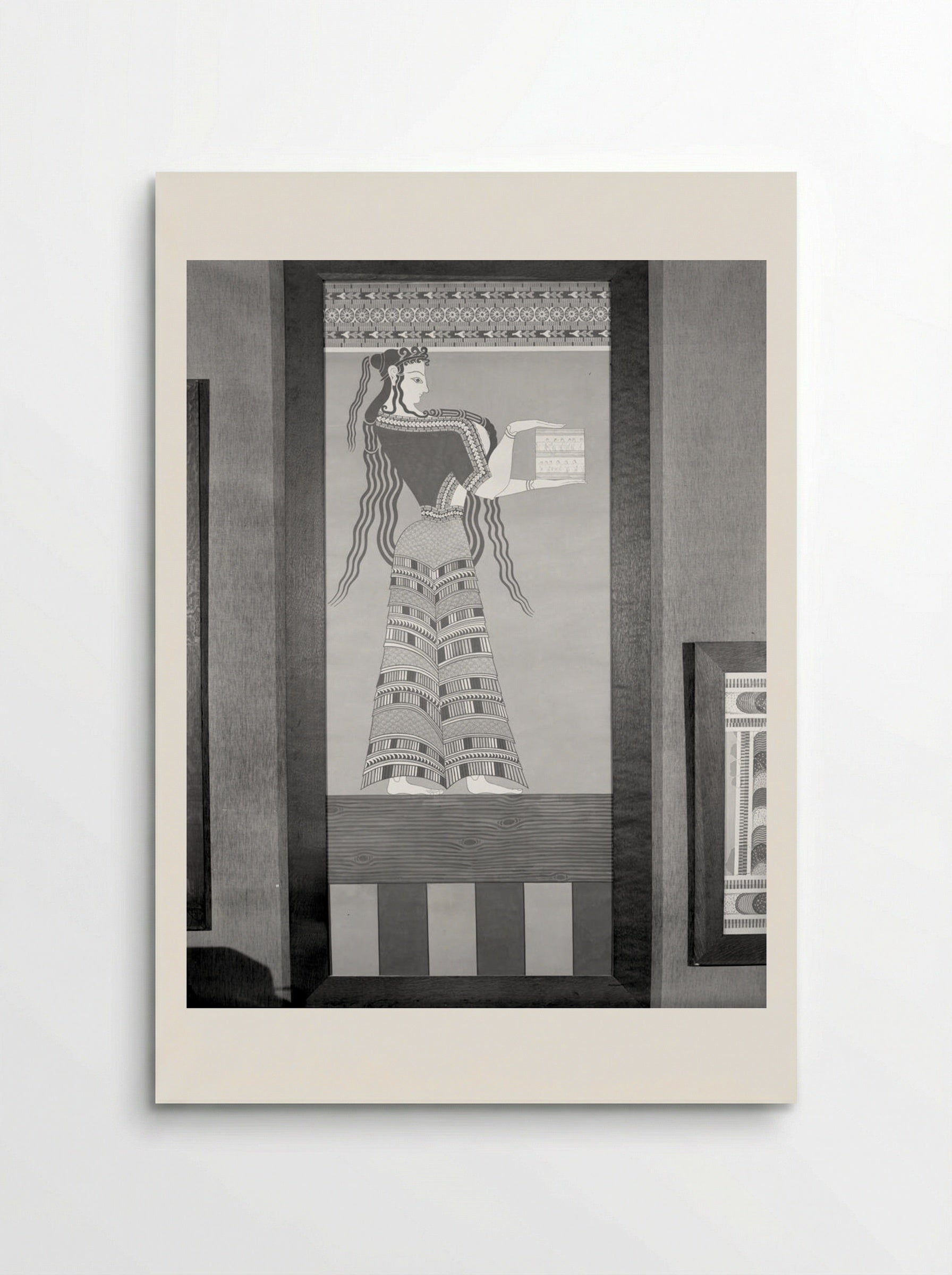 Woman Carrying a Casket - Fine Art Print - Poster