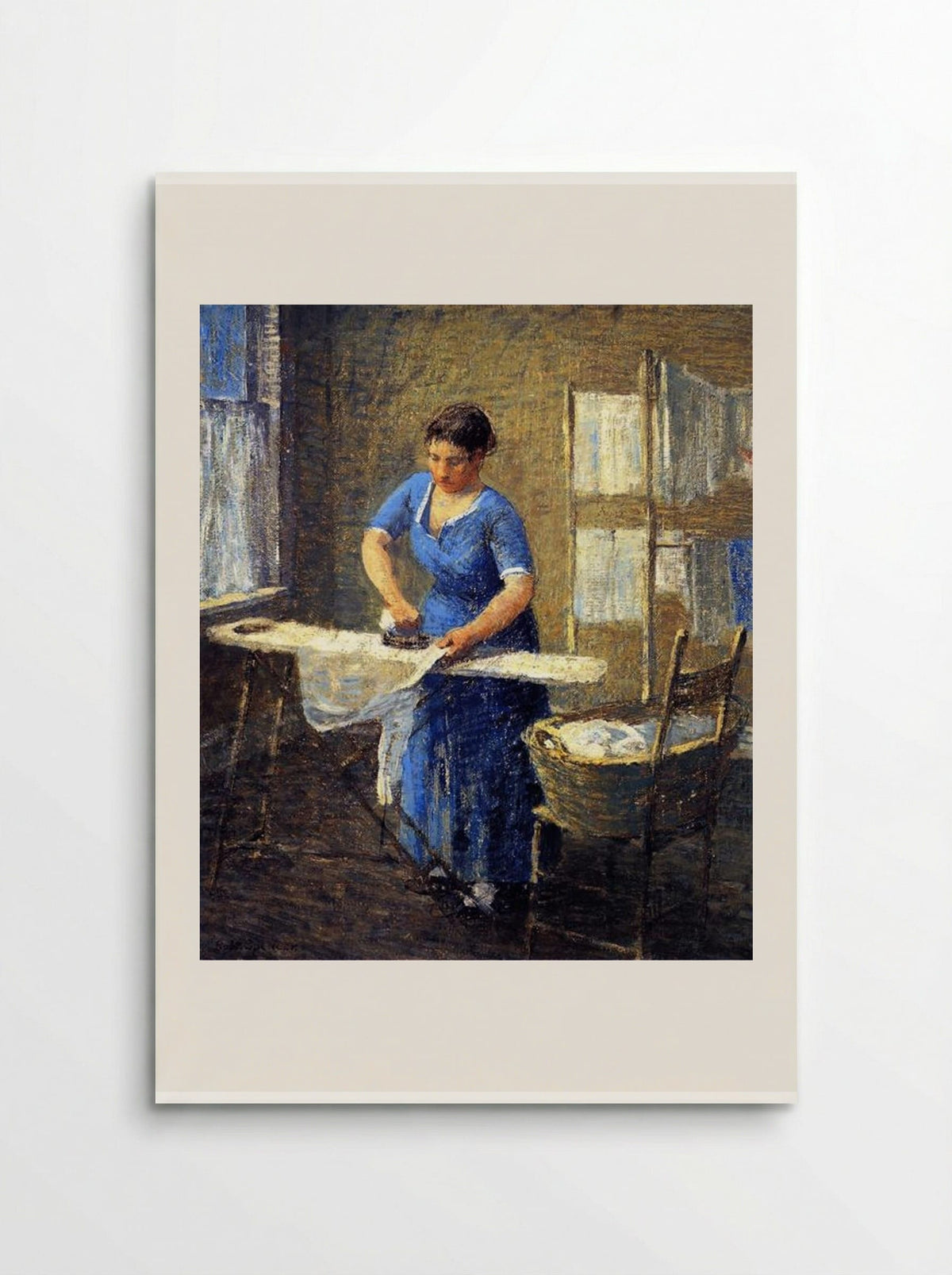 Woman Ironing - Robert Spencer - Poster