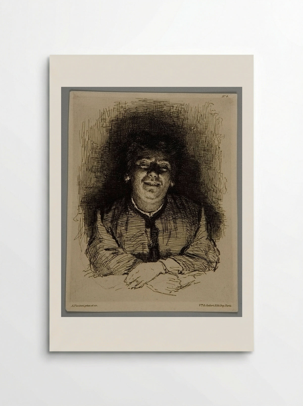 Woman Laughing - Antonio Piccinni - Poster