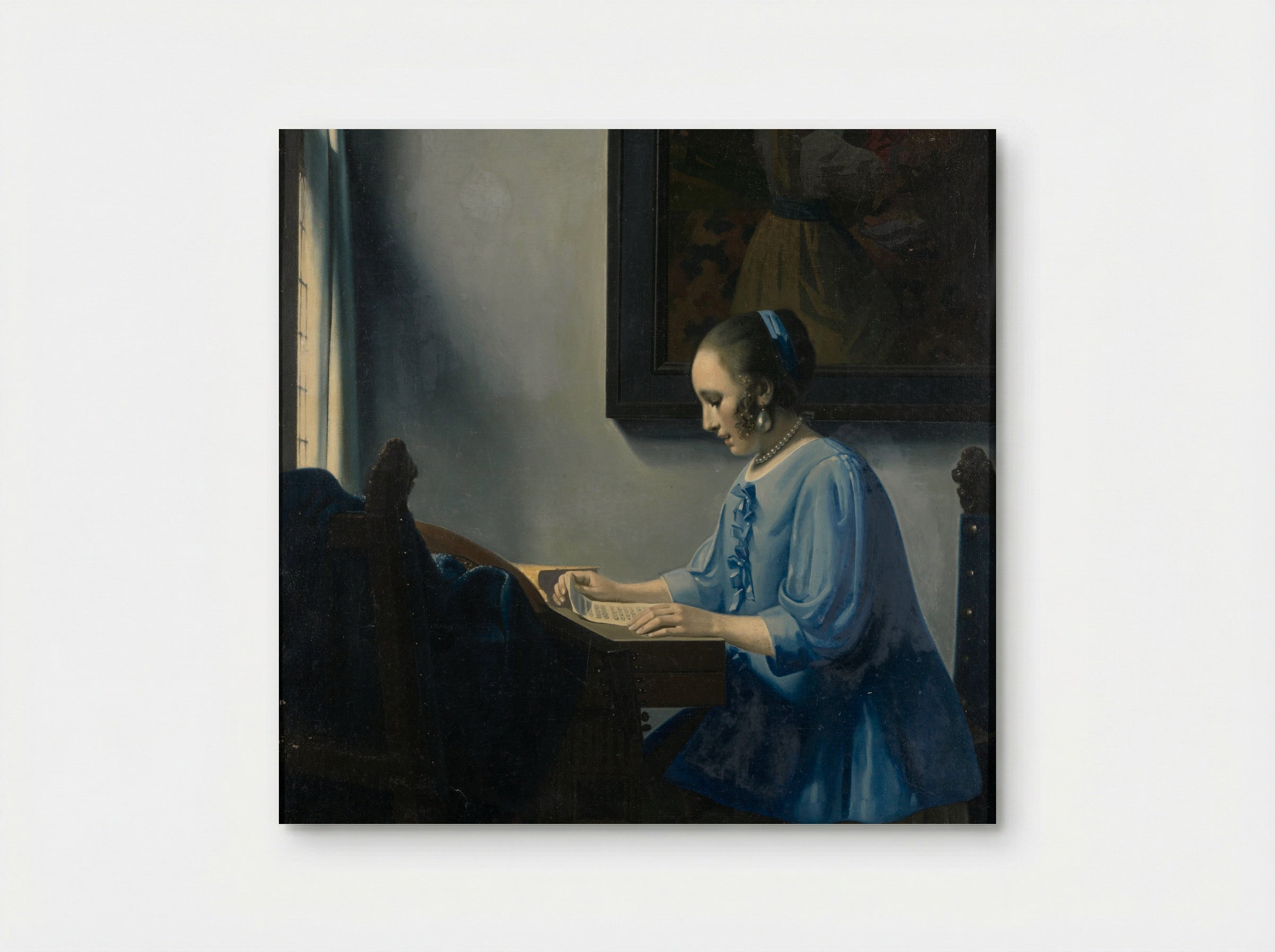 Woman Reading Sheet Music - Han van Meegeren - Poster