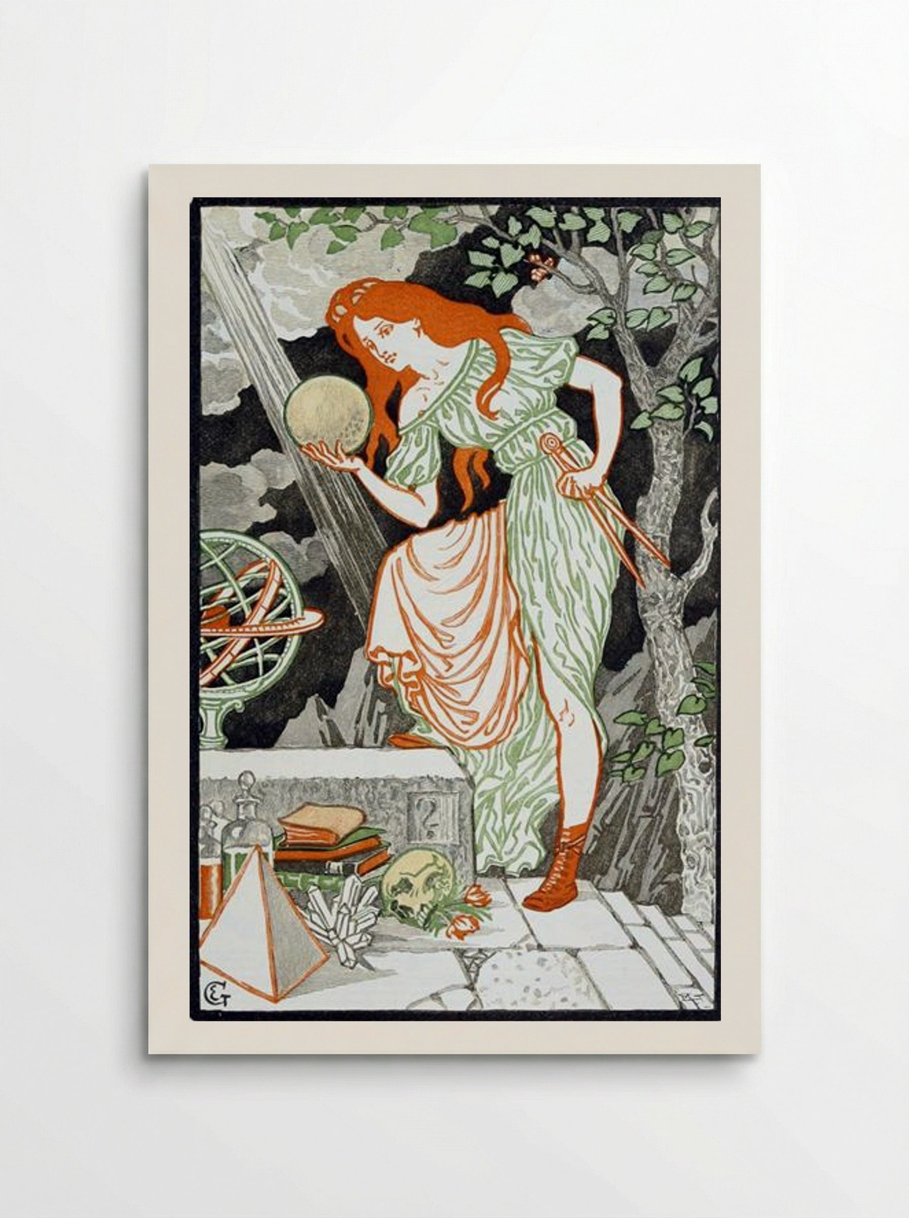 Woman Science - Eugène Grasset - Poster