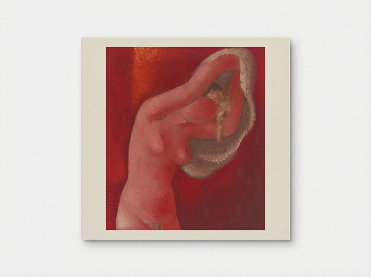 Woman Undressing - Mikuláš Galanda - Poster