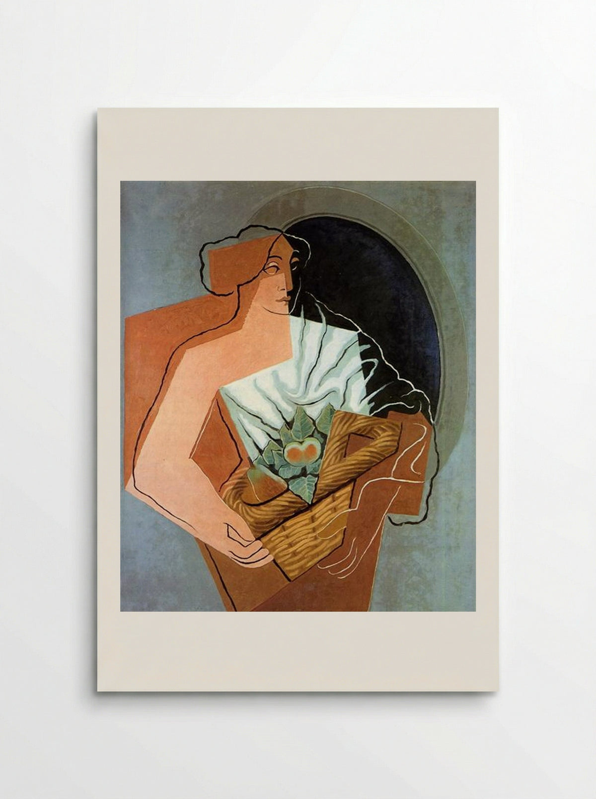 Woman With Basket - Juan Gris - Poster