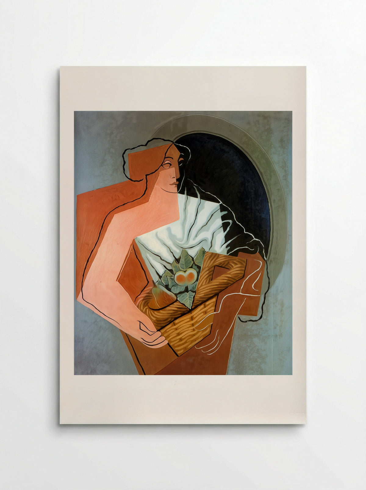Woman With Basket - Juan Gris - Poster