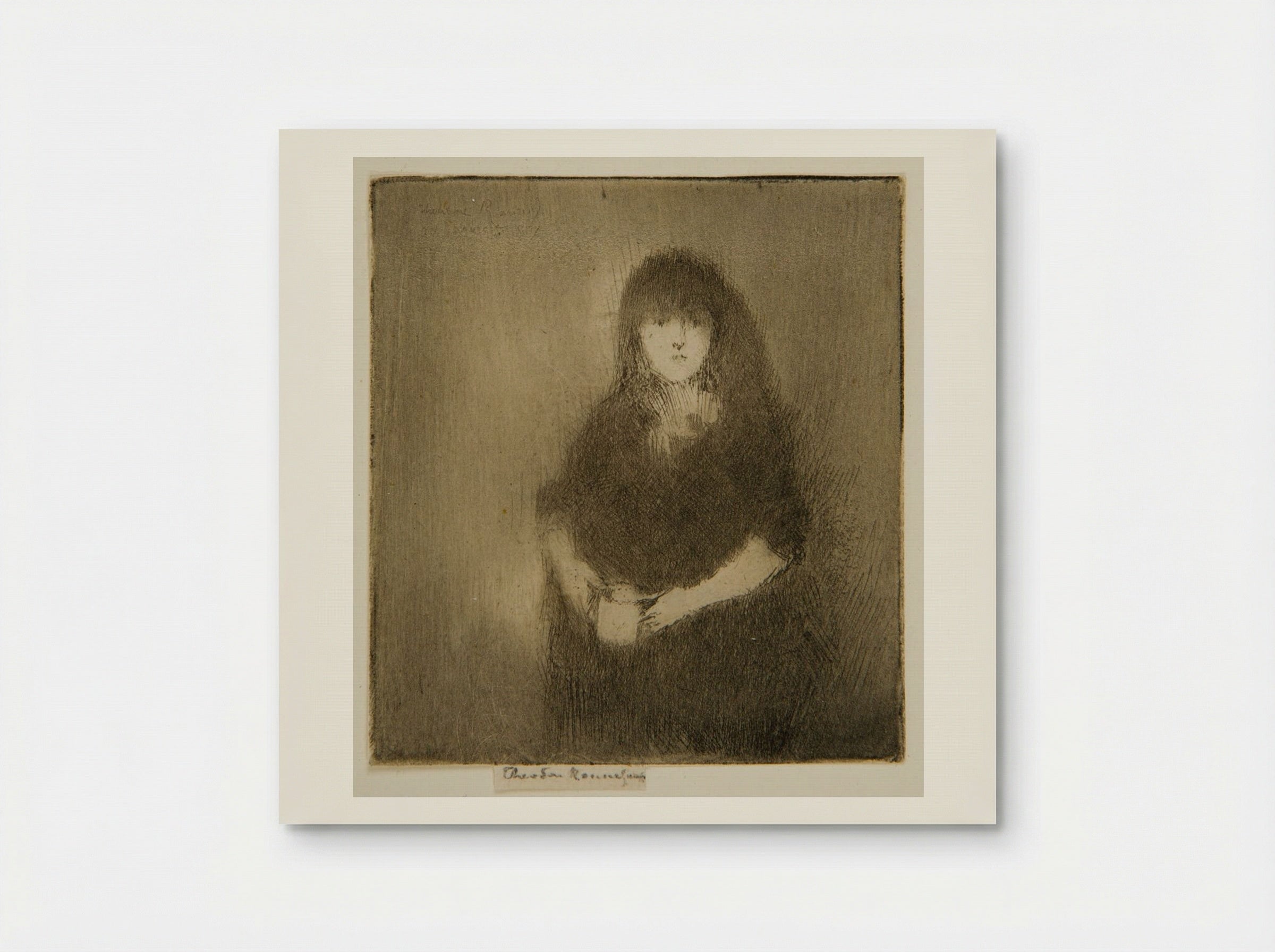 Woman With a Cup - Théodore Roussel - Poster