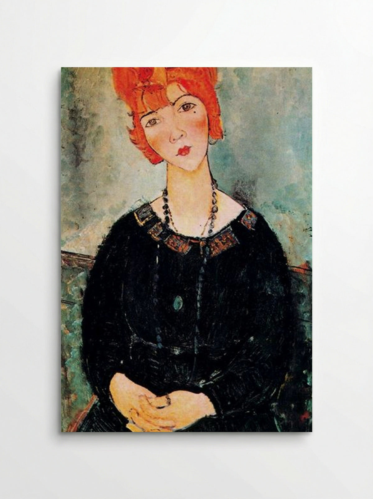 Woman With a Necklace - Amedeo Modigliani - Poster