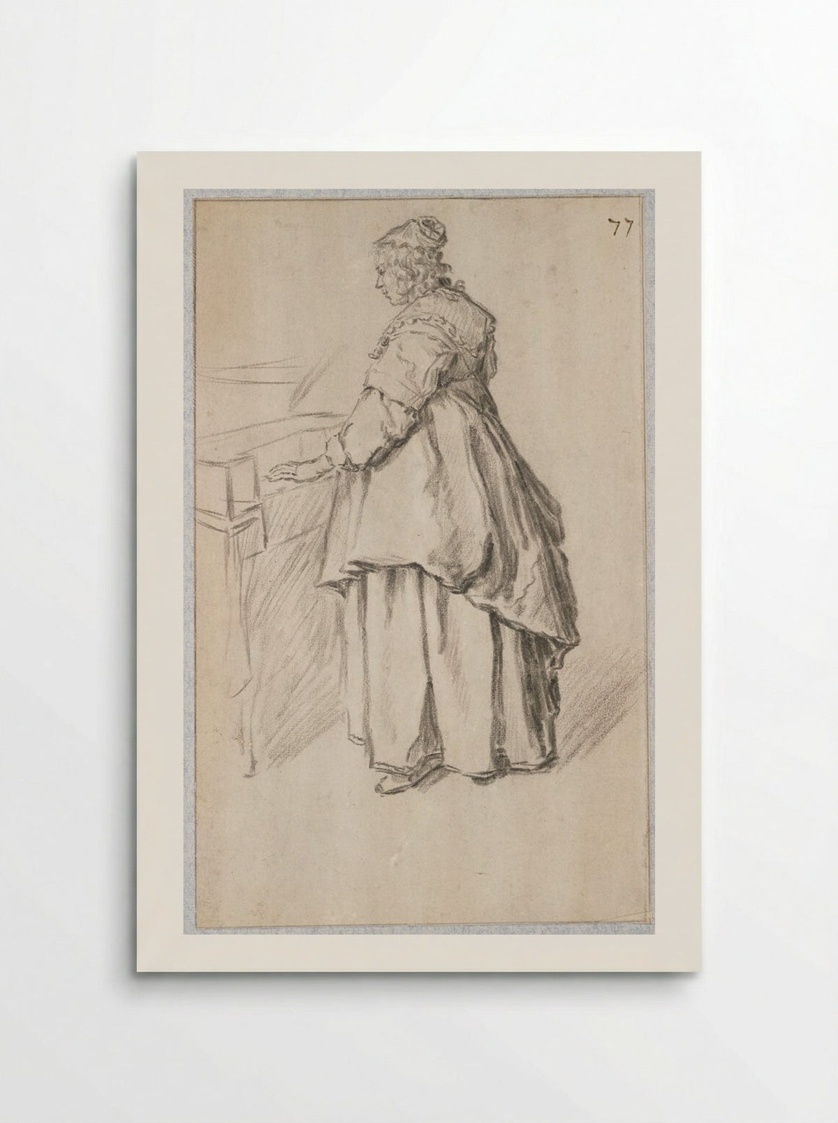 Woman at a Virginal - Govert Flinck - Poster
