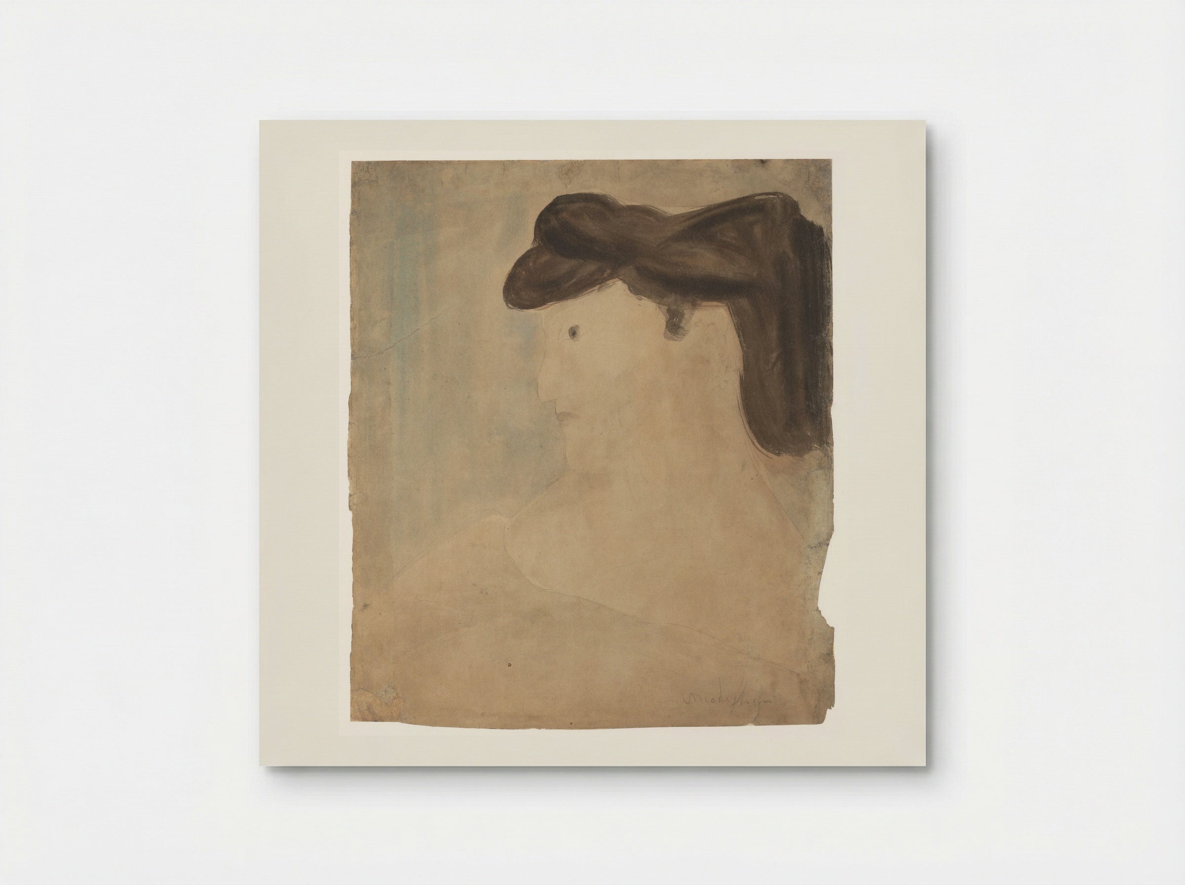 Woman in Profile - Amedeo Modigliani - Poster