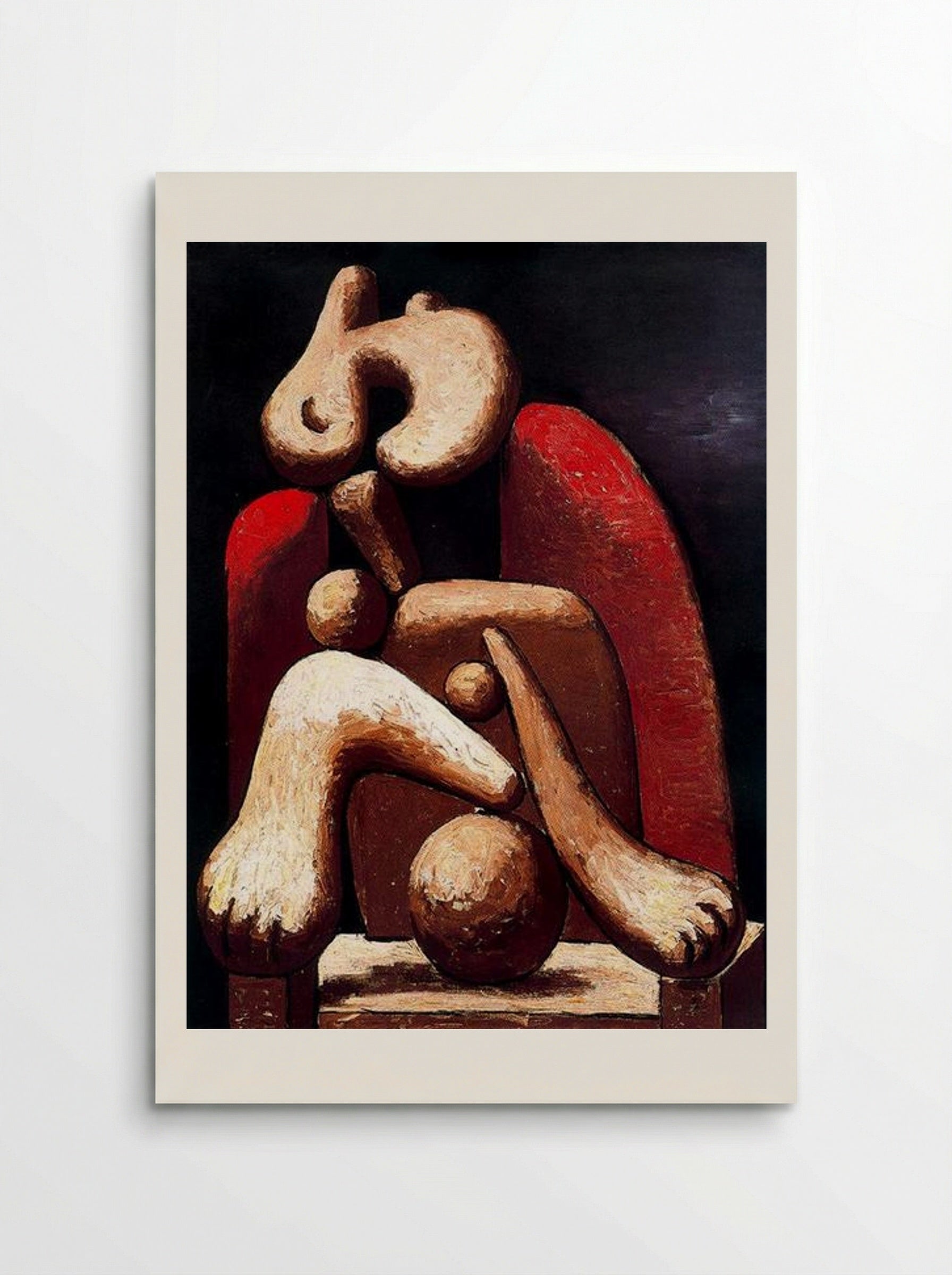 Woman in Red Armchair - Pablo Picasso - Poster