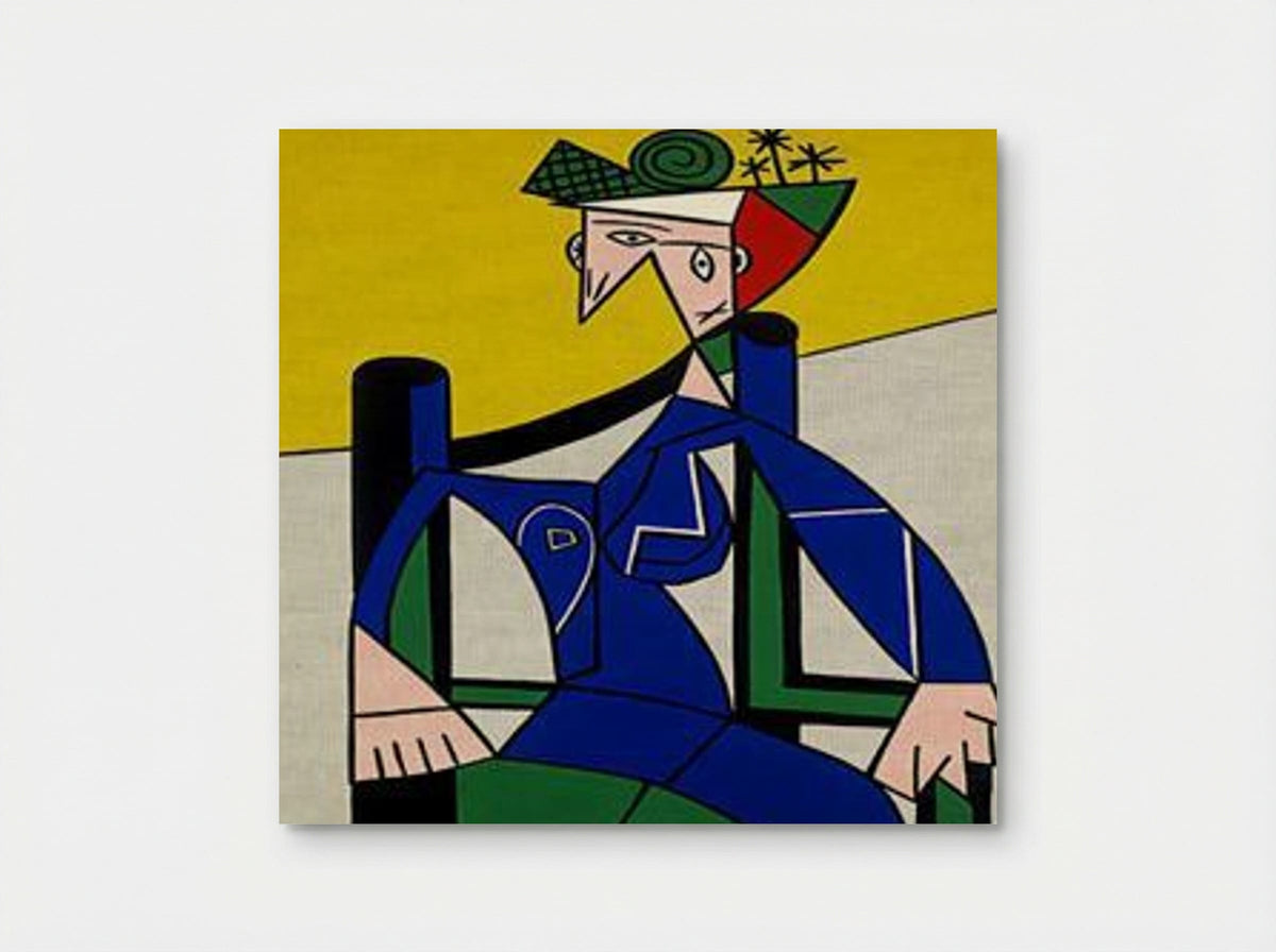 Woman in a Chair - Pablo Picasso - Poster