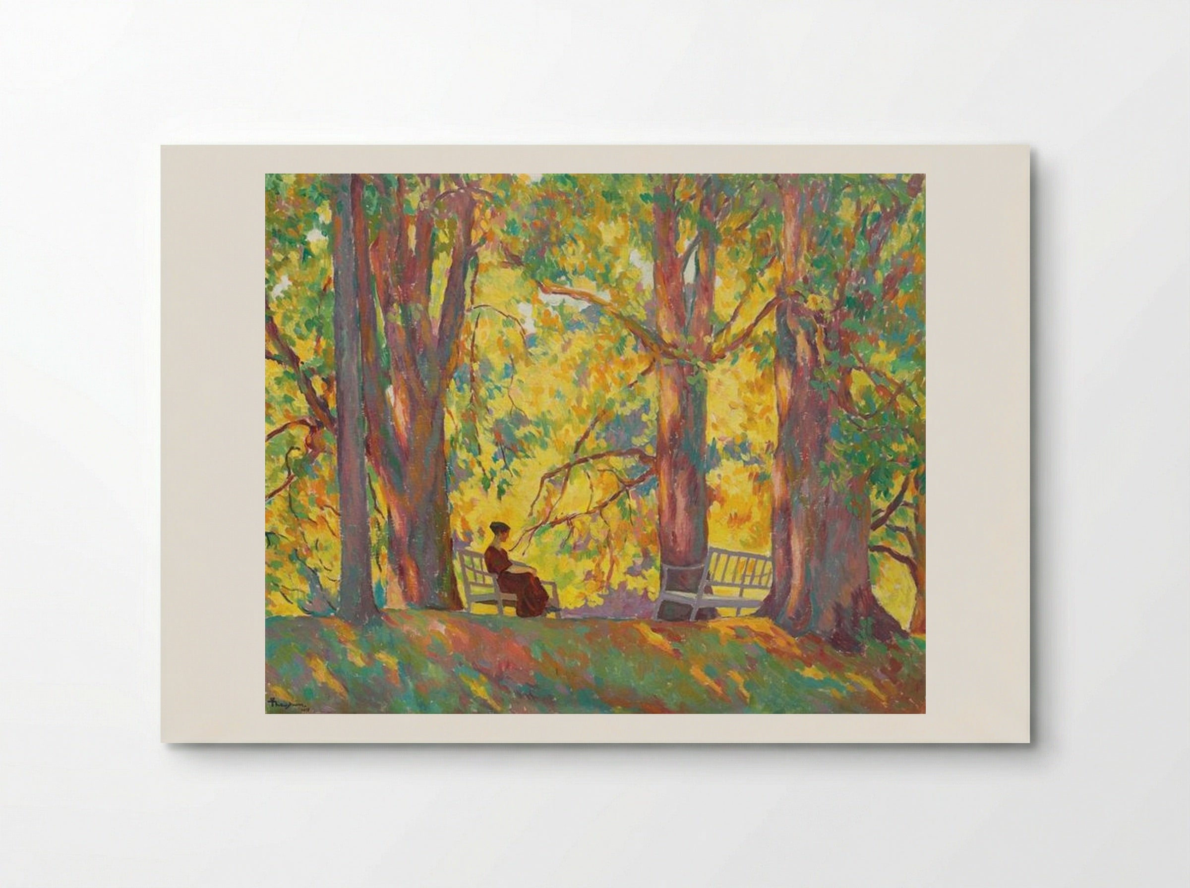 Woman in the Park - Ion Theodorescu-Sion - Poster