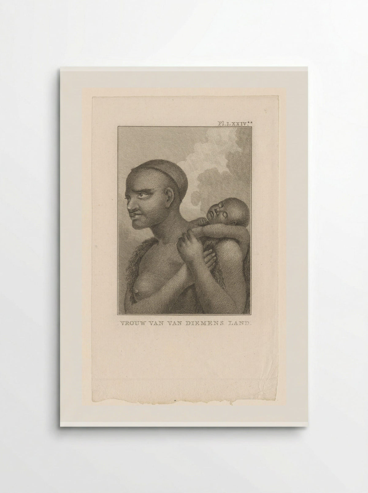 Woman of Van Diemen's Land with Child - Diverse Vervaardigers - Poster