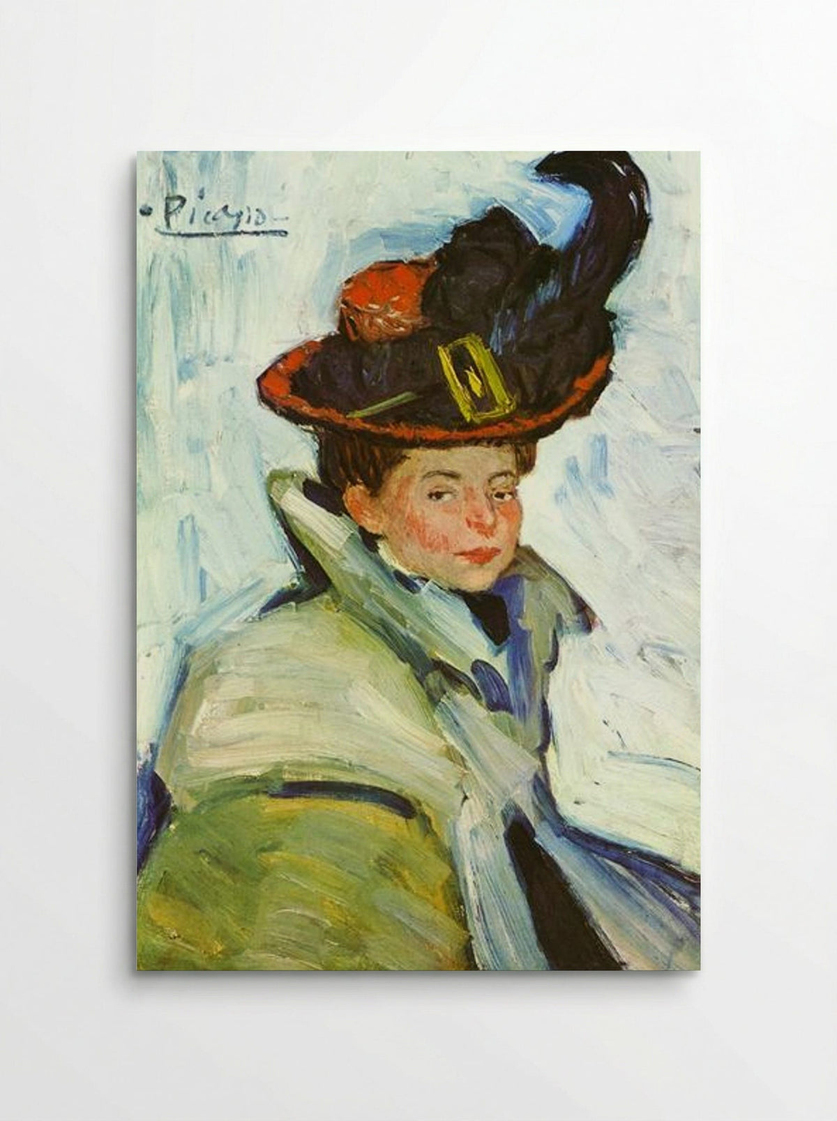 Woman with Hat - Pablo Picasso - Poster