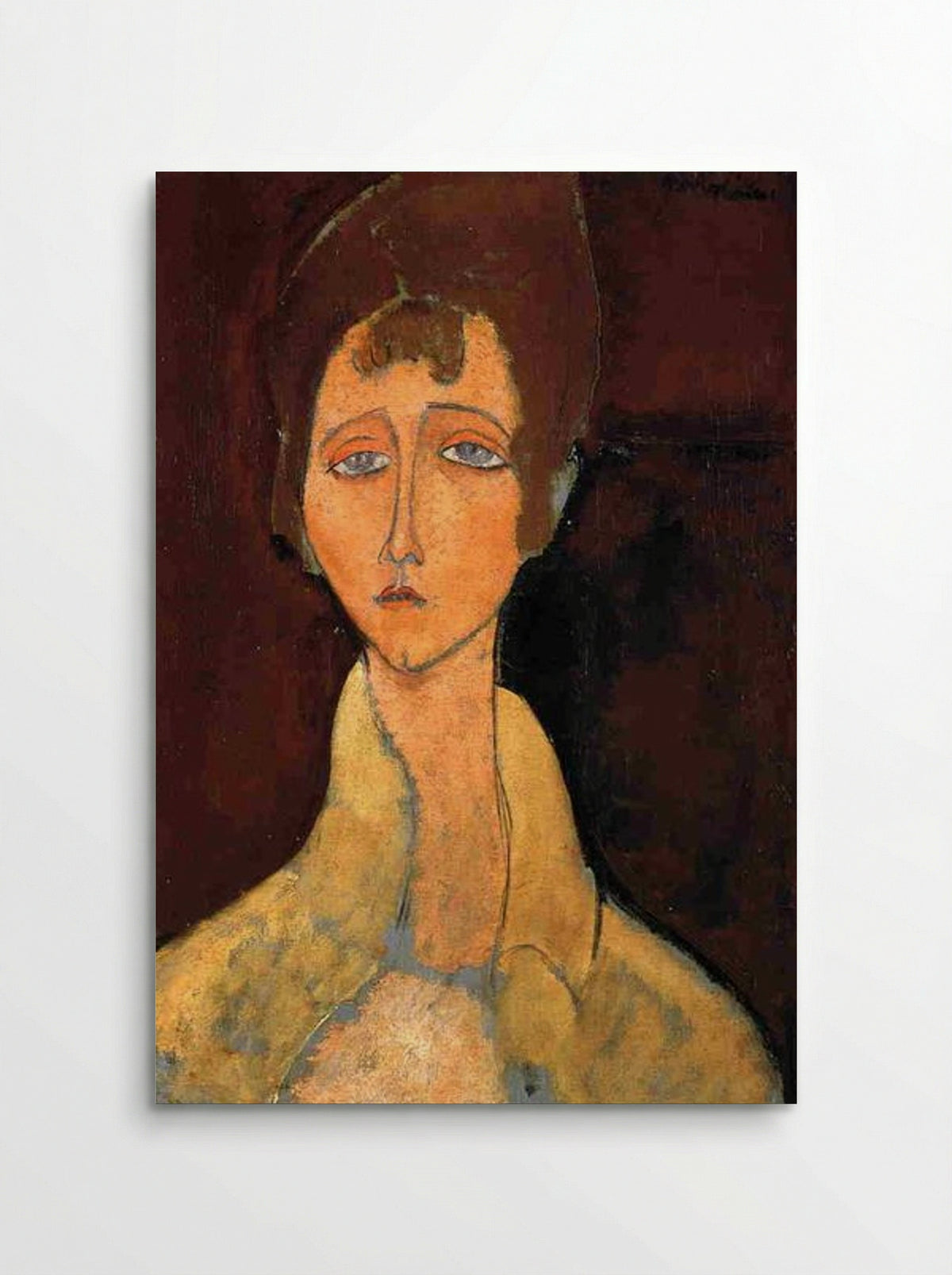 Woman with White Coat - Amedeo Modigliani - Poster