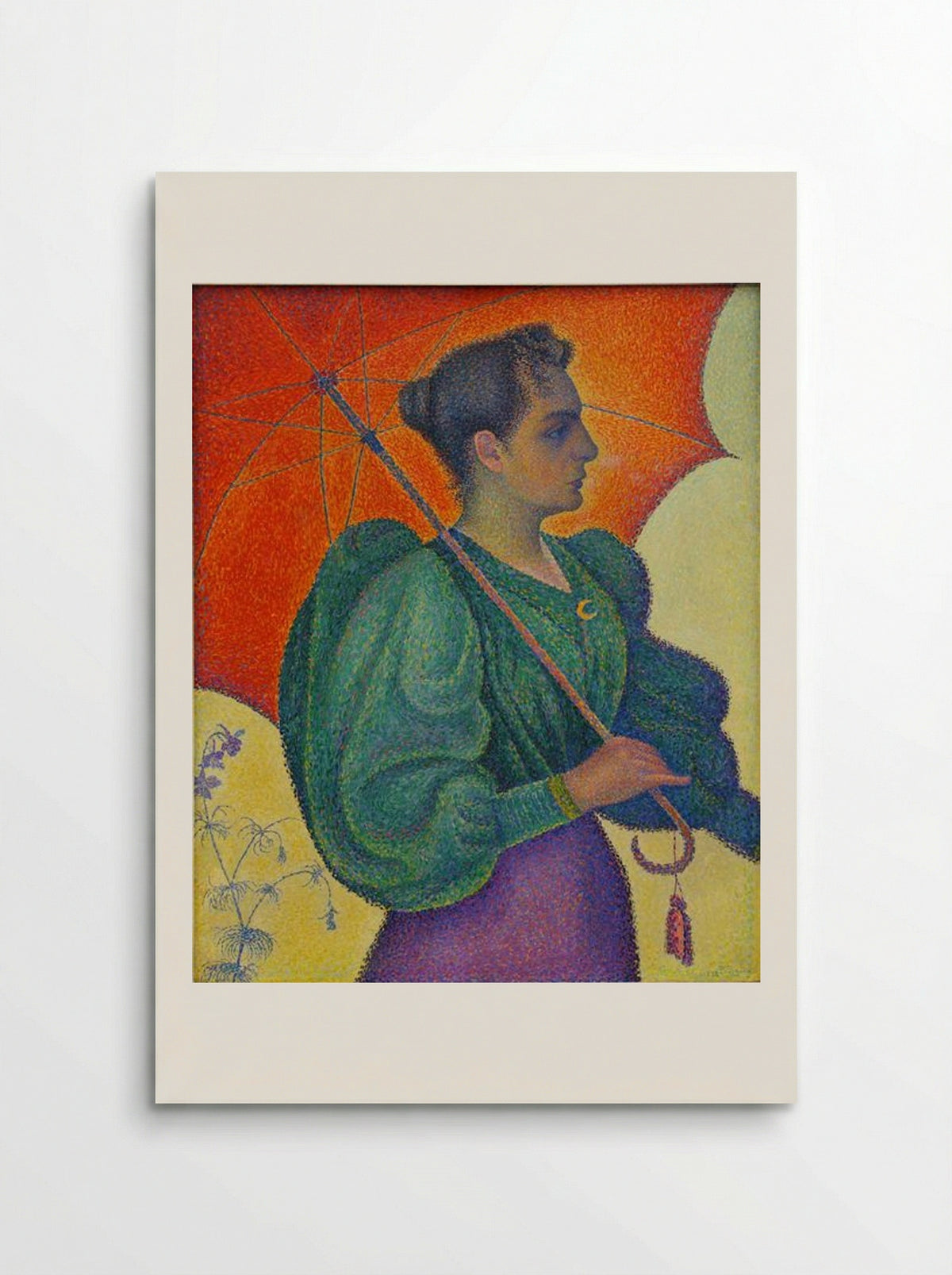 Woman with a Parasol - Paul Signac - Poster