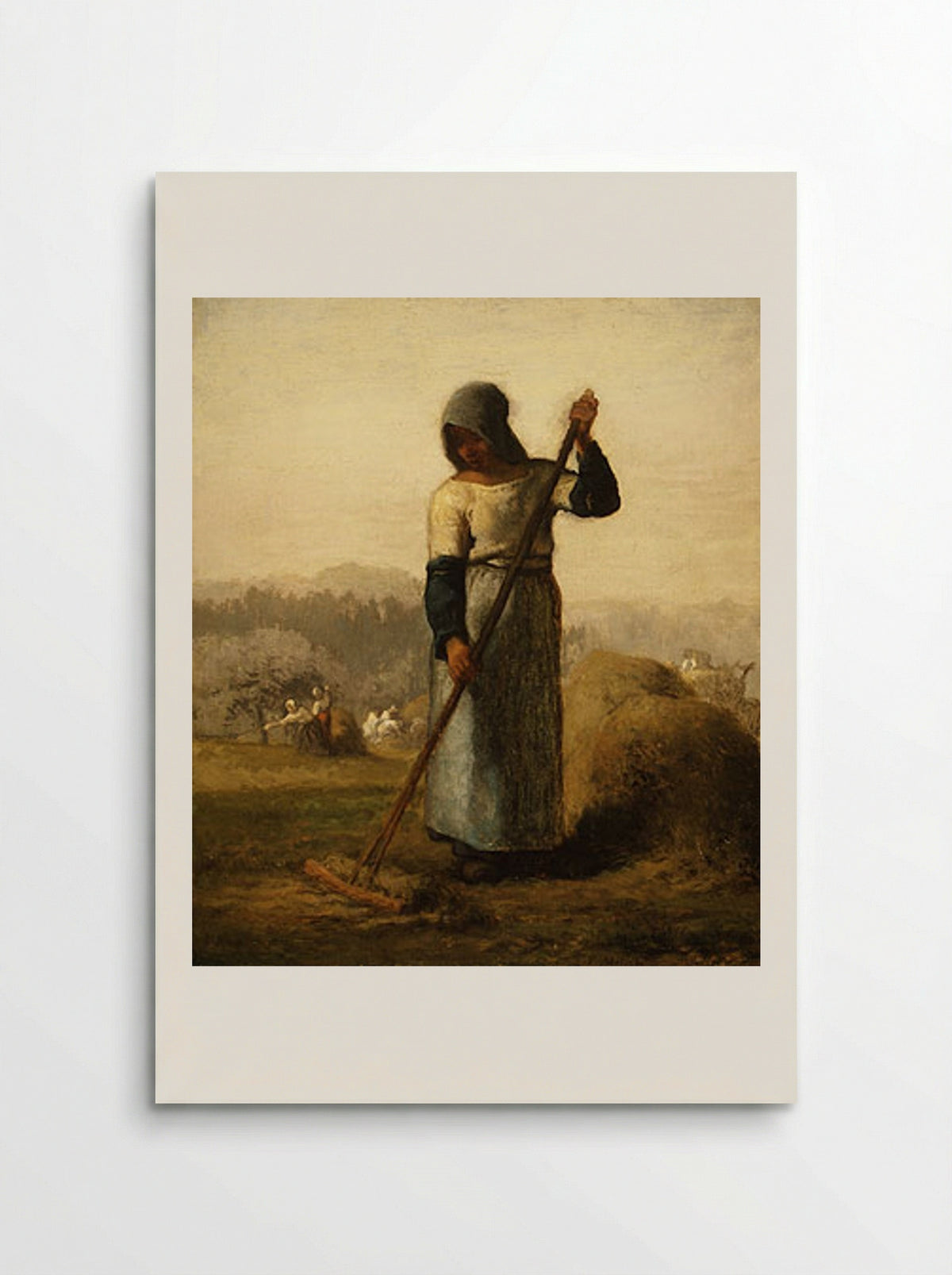 Woman with a Rake - Jean-François Millet - Poster