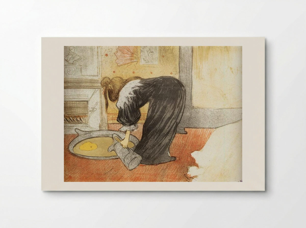 Woman with a Tub - Henri de Toulouse-Lautrec - Poster