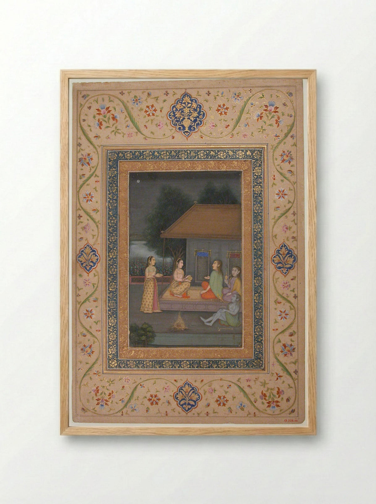 Women Conversing - Unknown Artist - Framed Print Wood