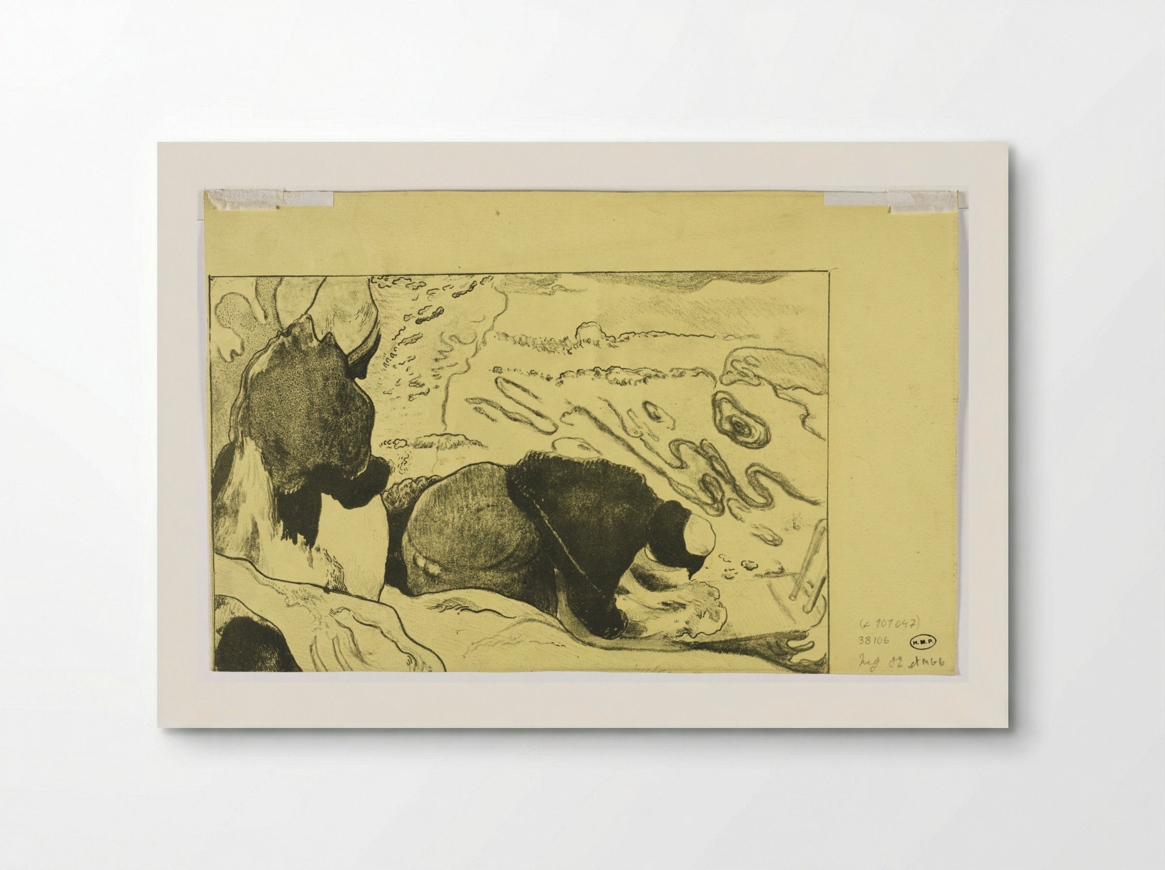 Women Washing Clothes (from the Volpini Suite) - Paul Gauguin - Poster
