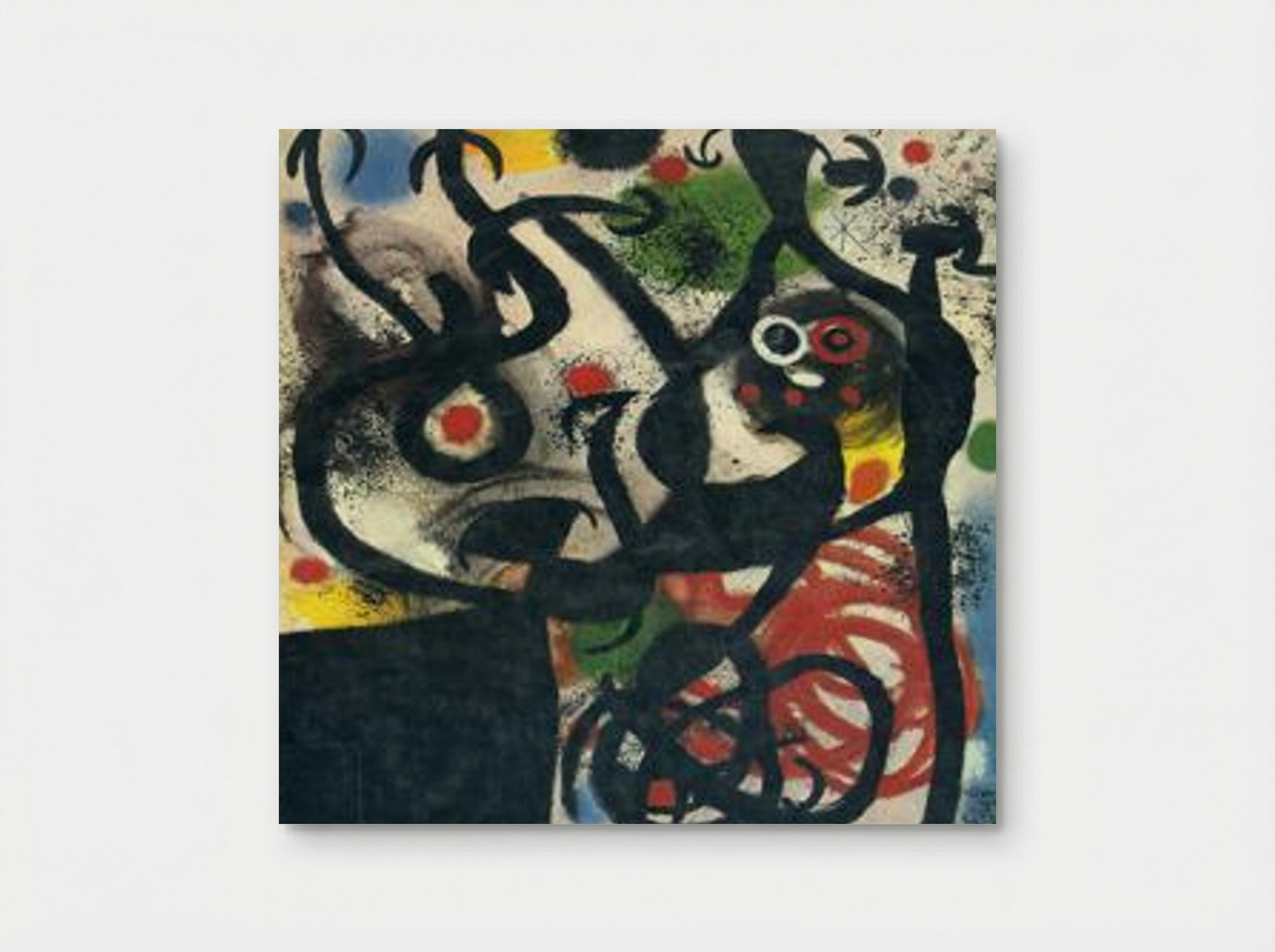 Women and Birds in the Night - Joan Miró - Poster