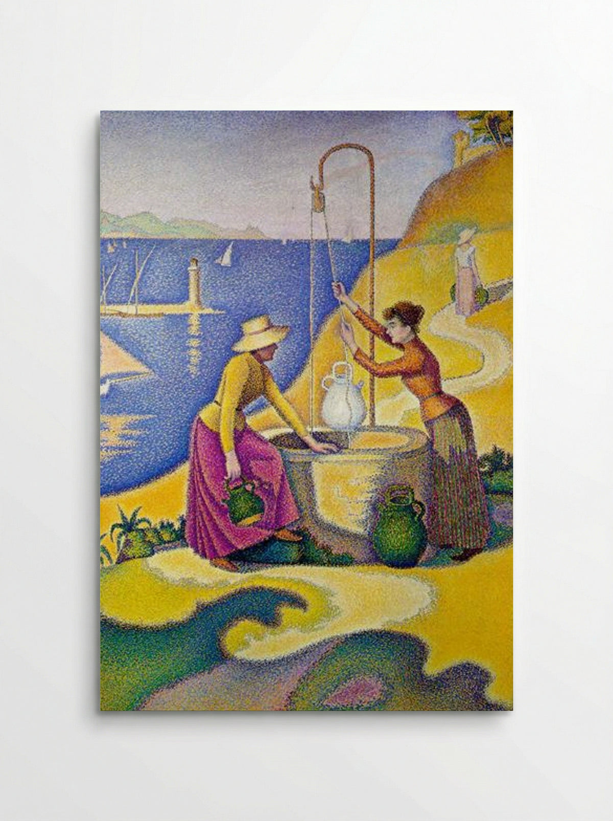 Women at the Well - Paul Signac - Poster