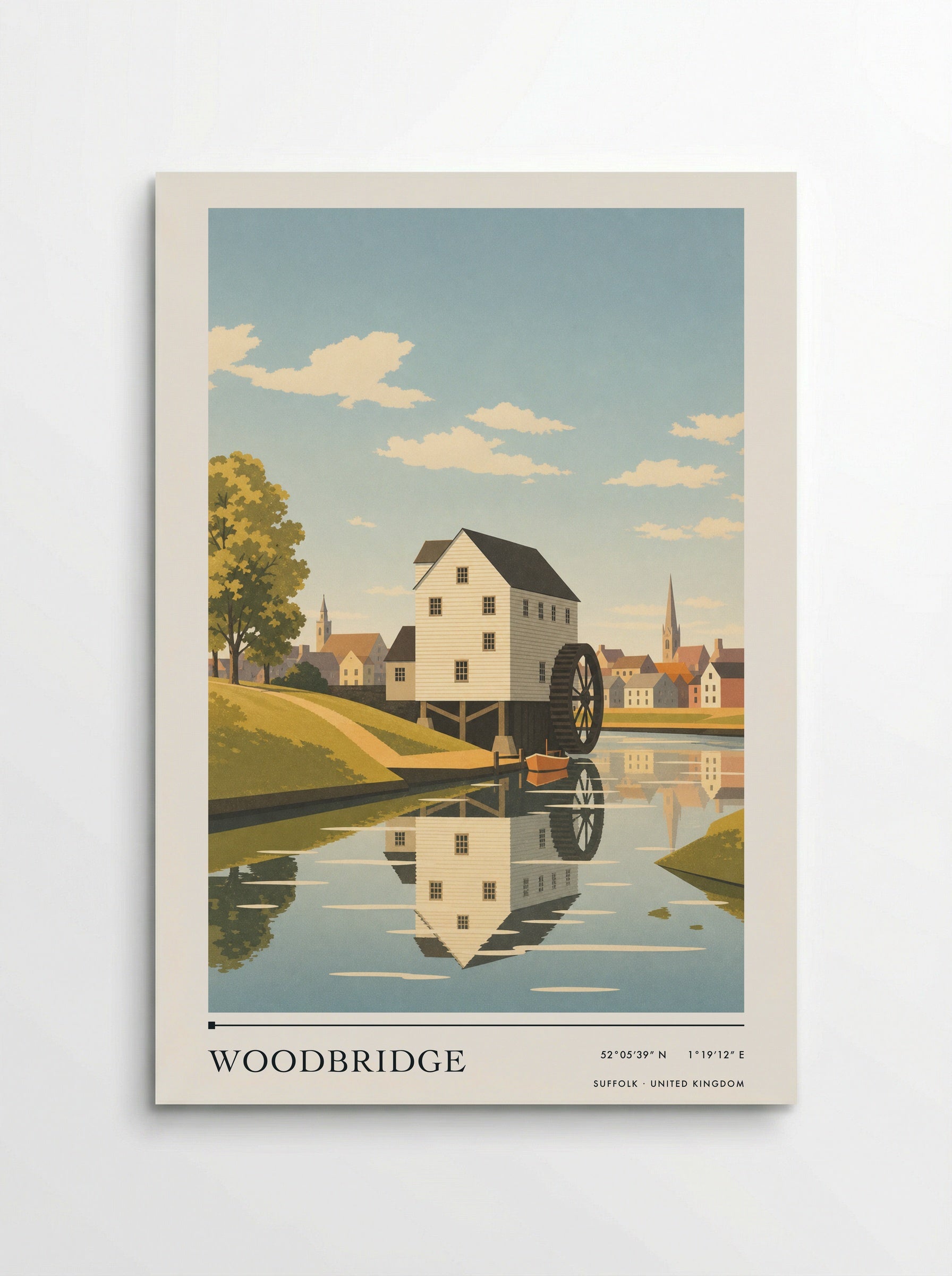 Woodbridge Suffolk United Kingdom Travel Poster - Poster