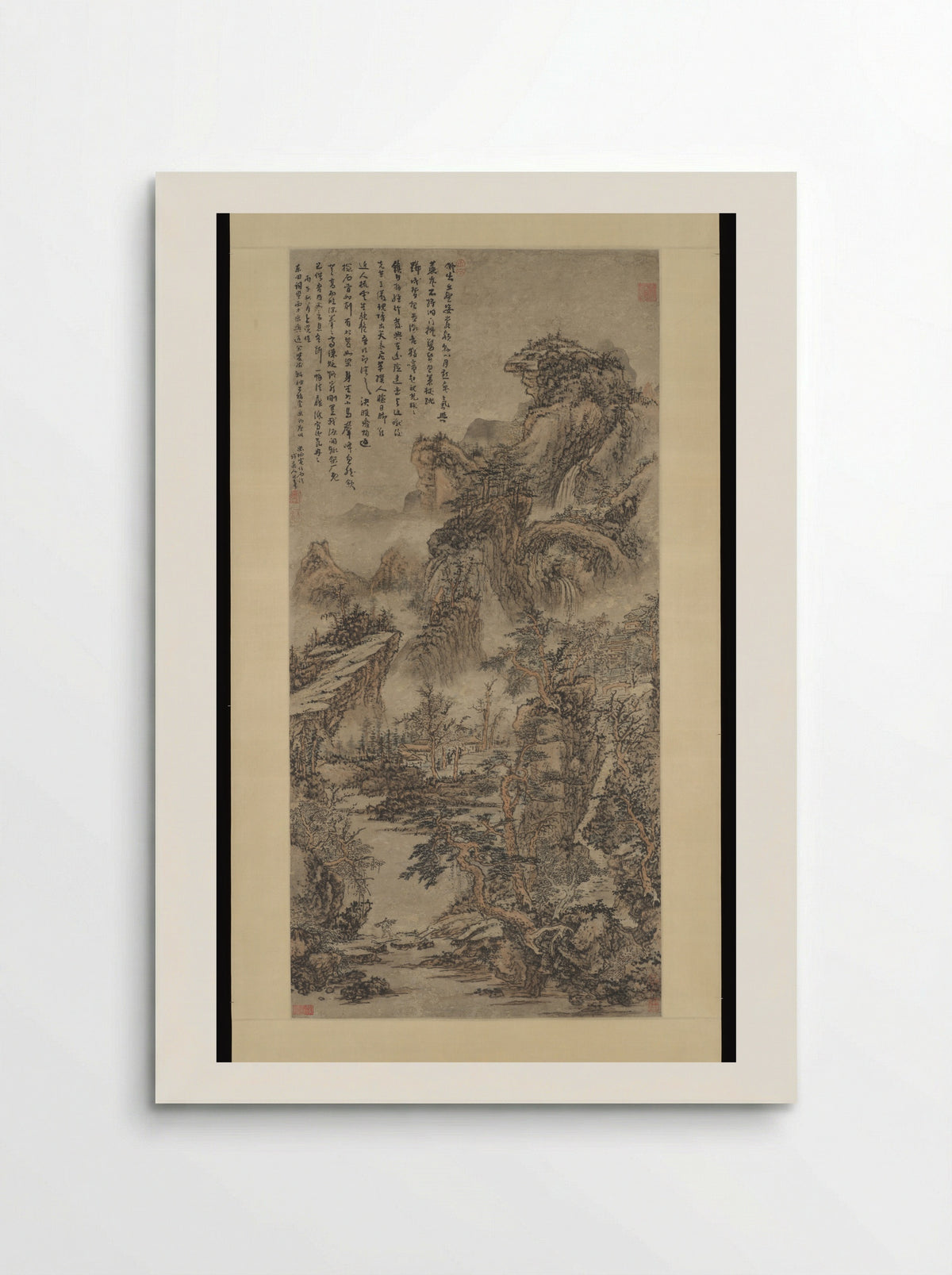 Wooded Mountains at Dusk - Kuncan - Poster