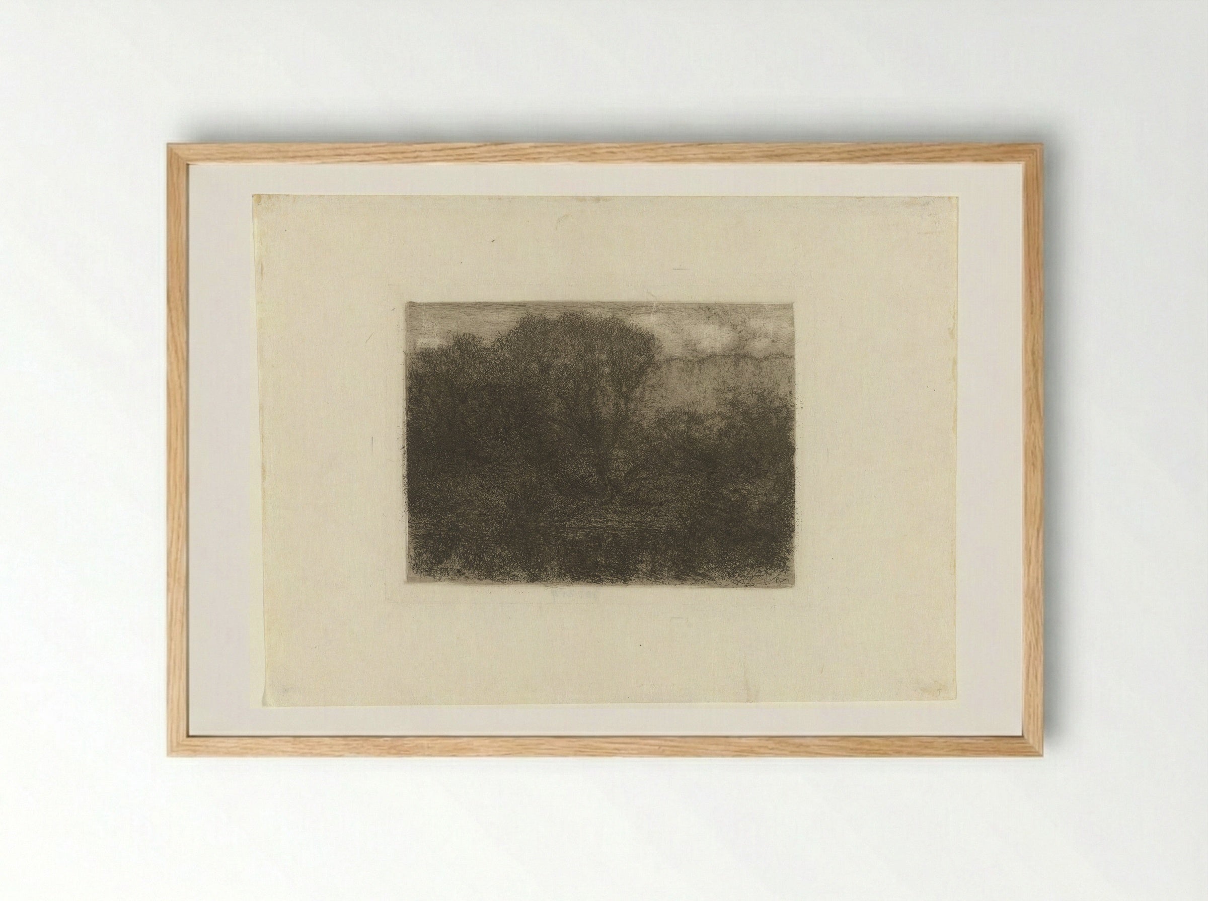 Woodland Pond - Matthijs Maris - Framed Print Wood