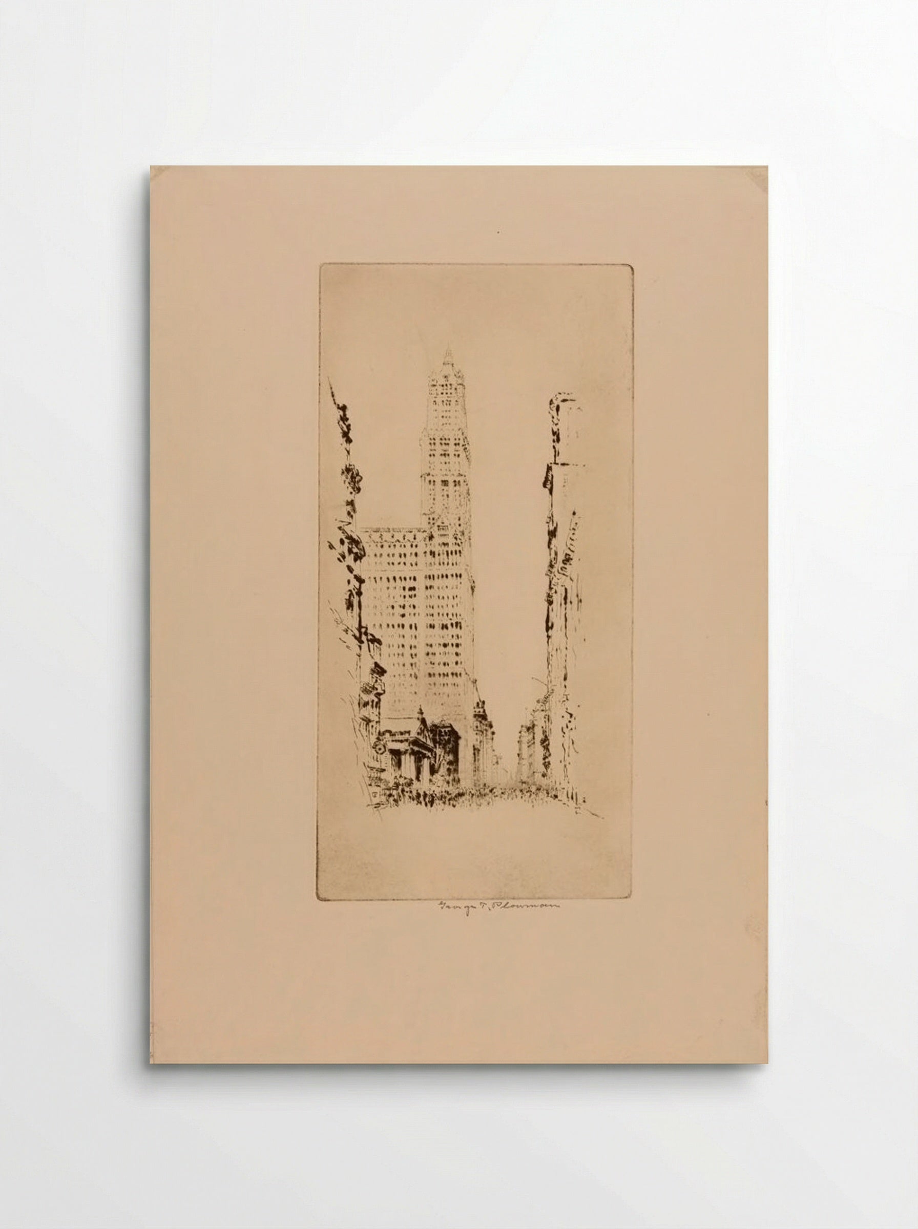 Woolworth Building - George Taylor Plowman - Poster
