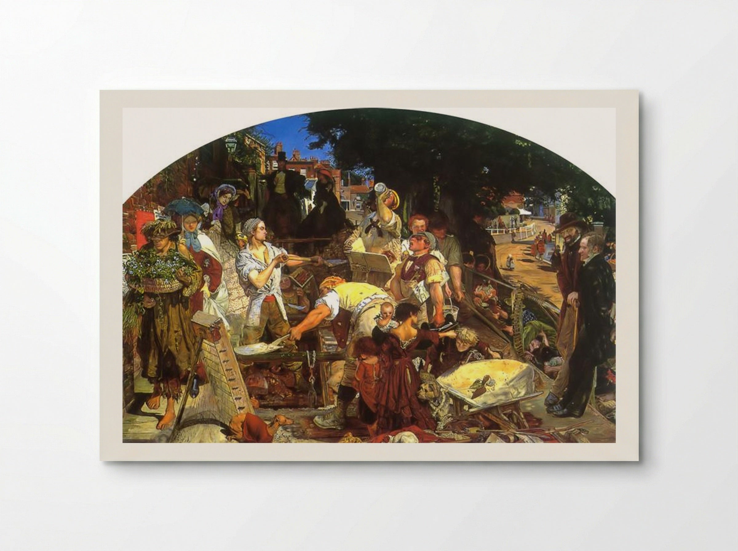 Work - Ford Madox Brown - Poster