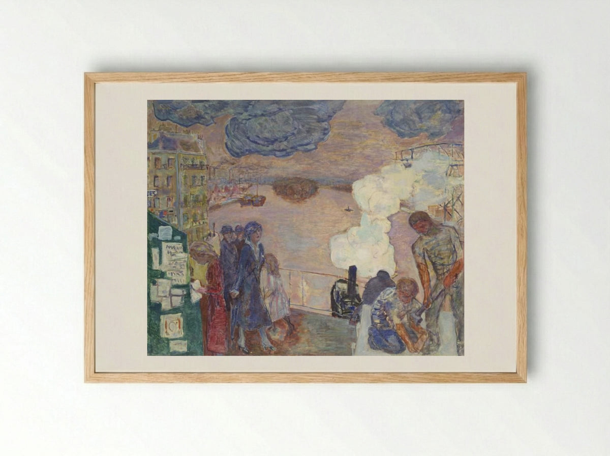 Workers - Pierre Bonnard - Framed Print Wood