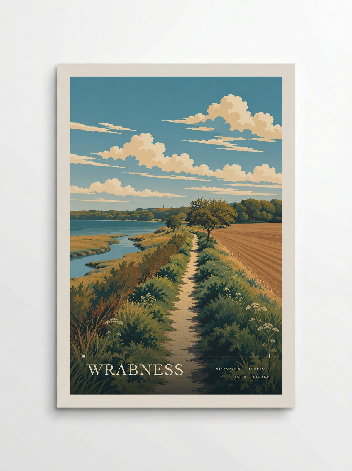 Wrabness, Essex | Travel Poster - Poster