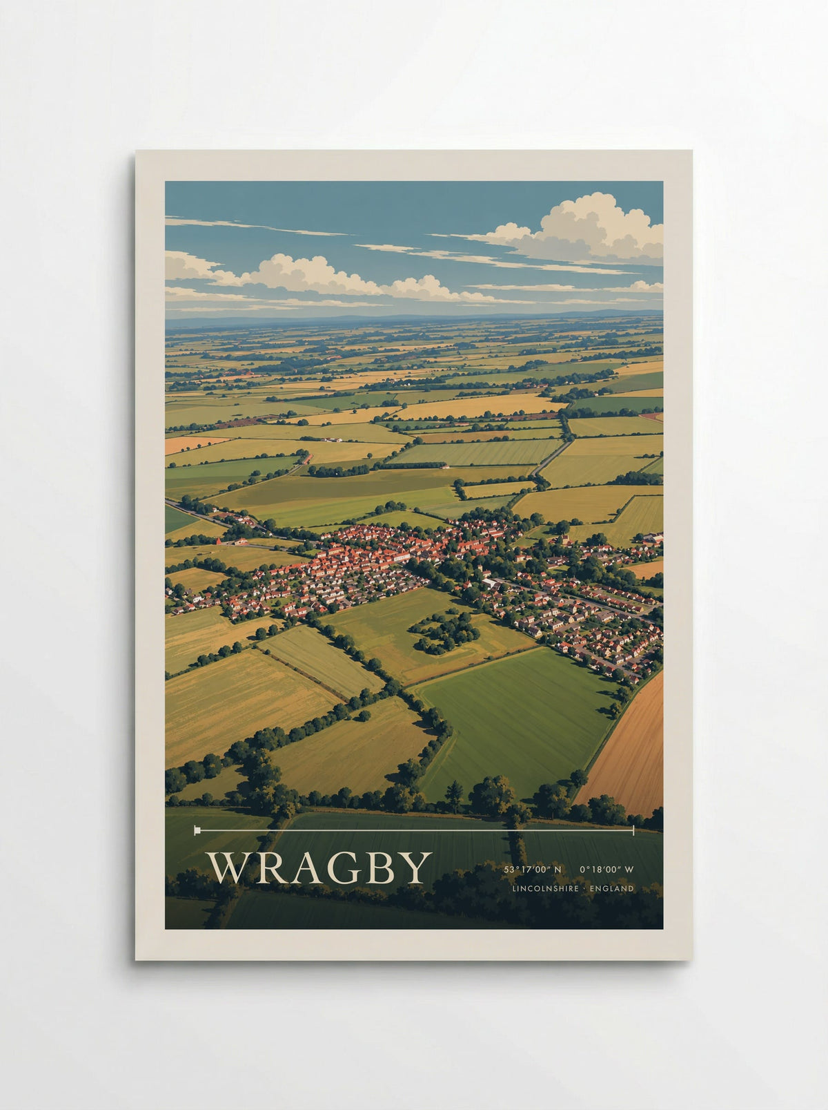 Wragby, Lincolnshire | Travel Poster - Poster