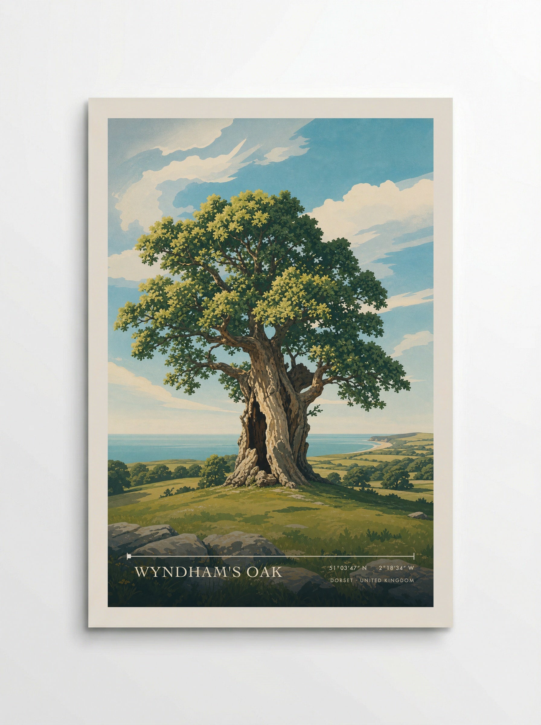 Wyndham's Oak Dorset United Kingdom Travel Poster - Poster