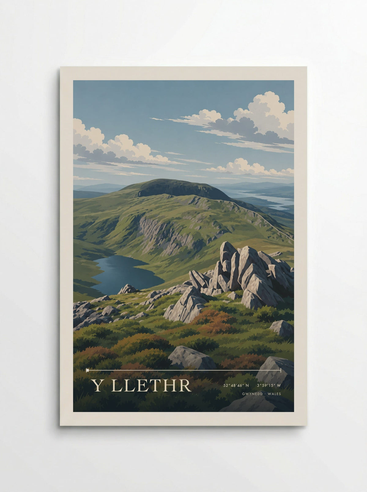 Y Llethr, Gwynedd | Travel Poster - Poster