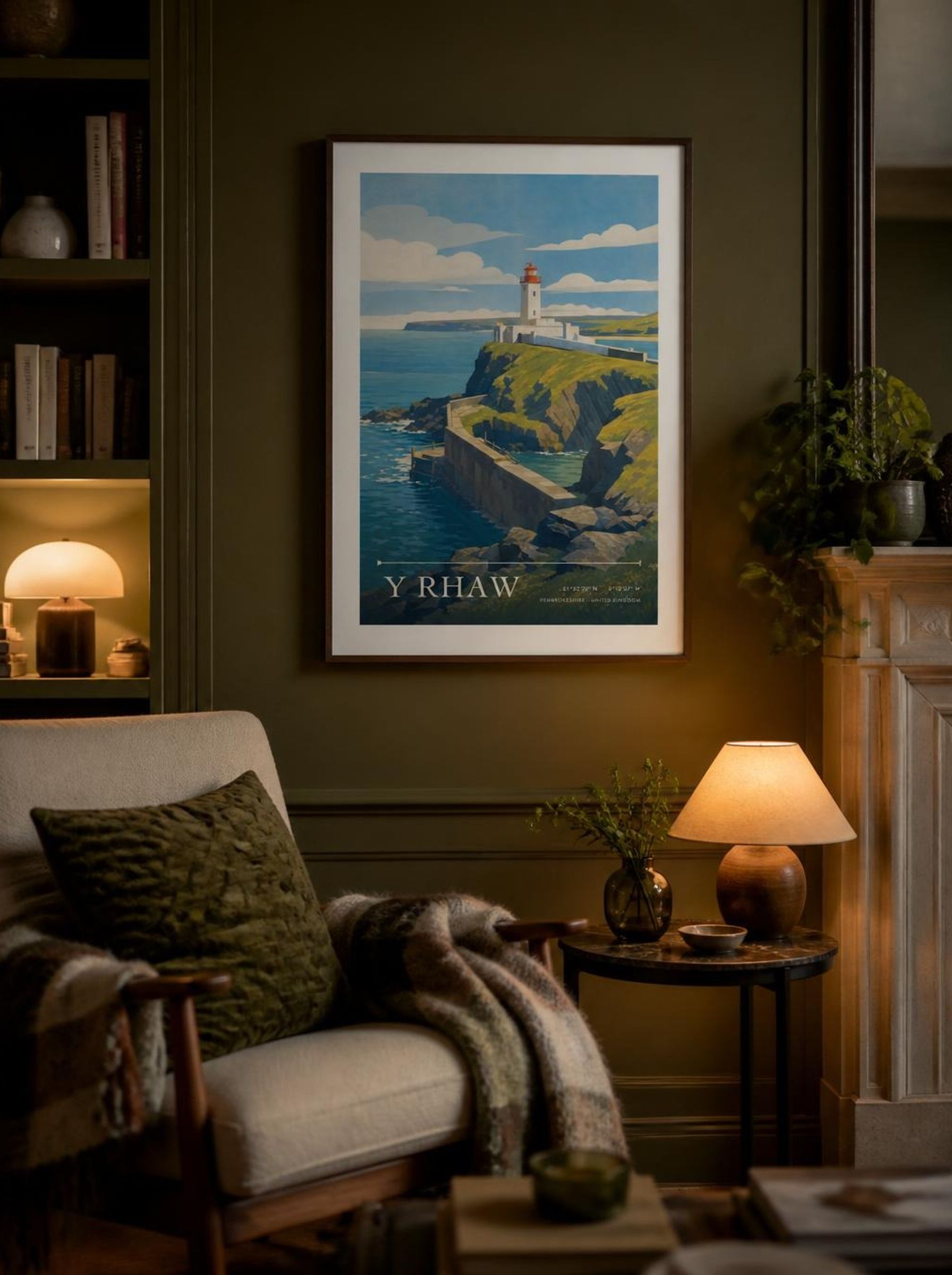 Y Rhaw Pembrokeshire United Kingdom Travel Poster - Lifestyle