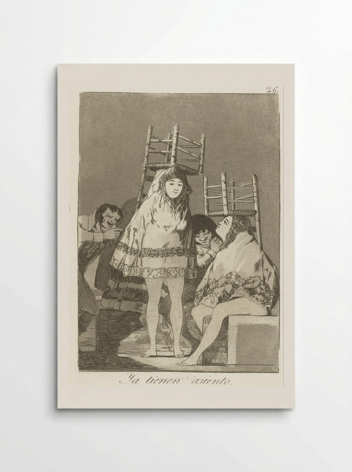 Ya tienen asiento - Francisco de Goya - Poster