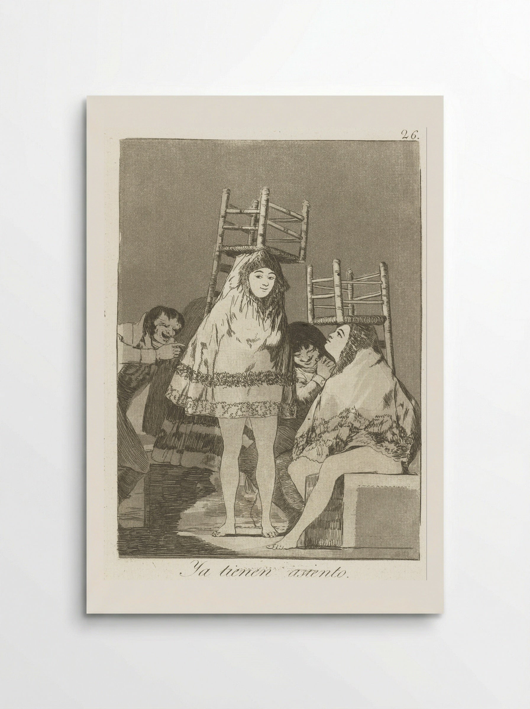 Ya tienen asiento - Francisco de Goya - Poster