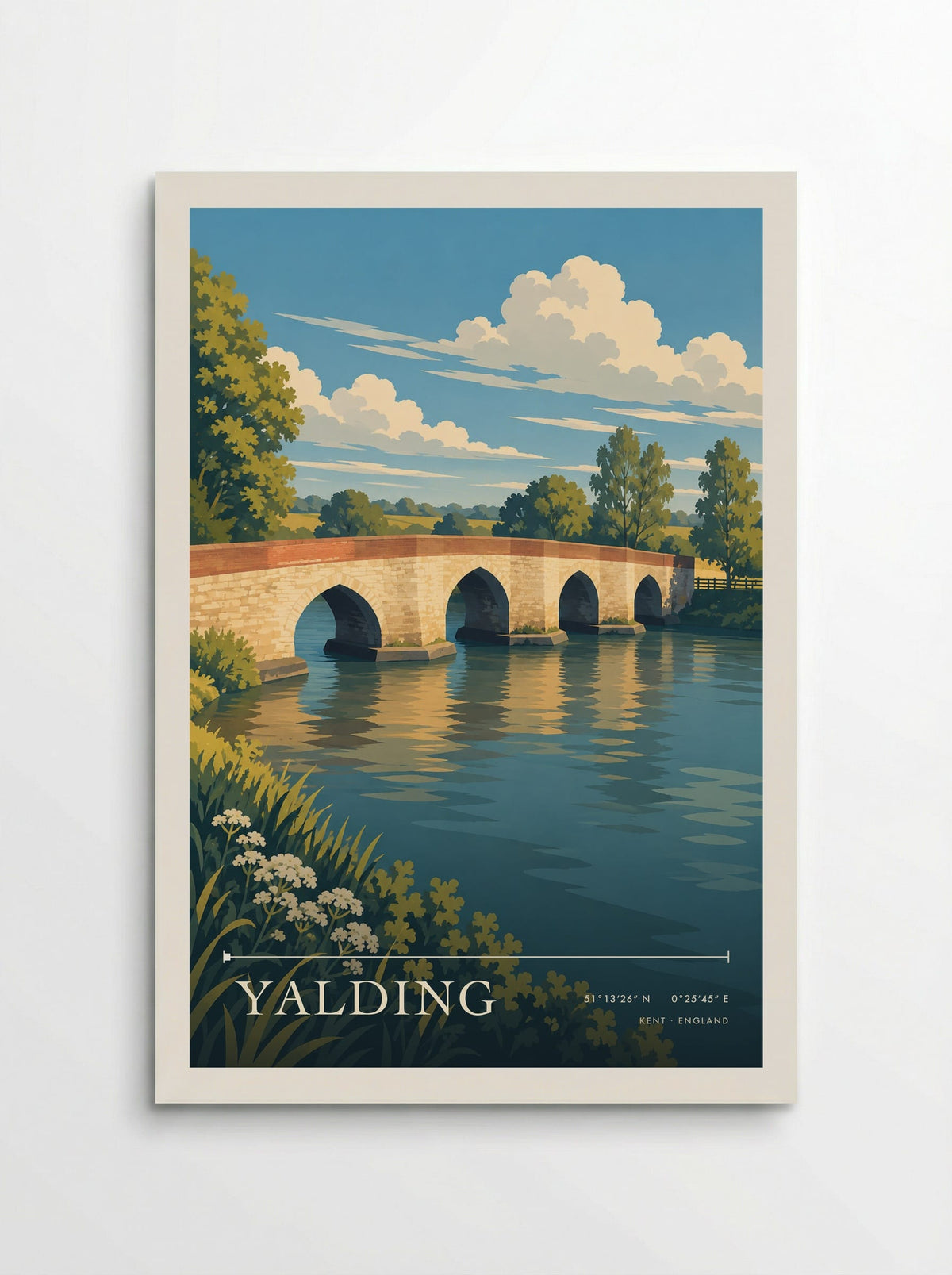 Yalding, Kent | Travel Poster - Poster