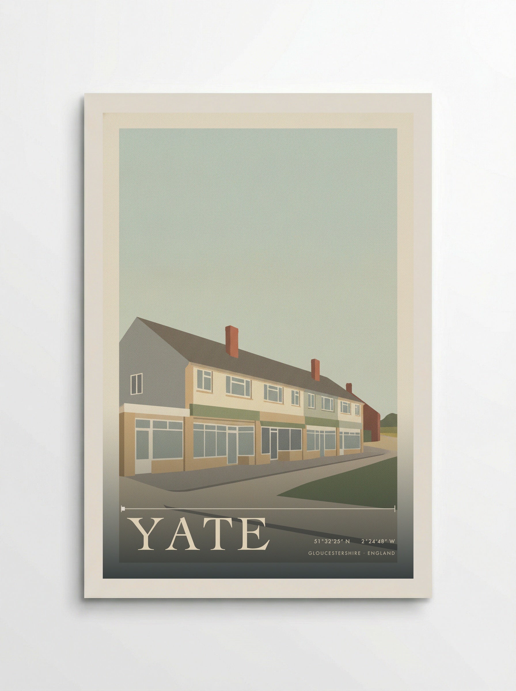Yate Gloucestershire England Travel Poster - Poster