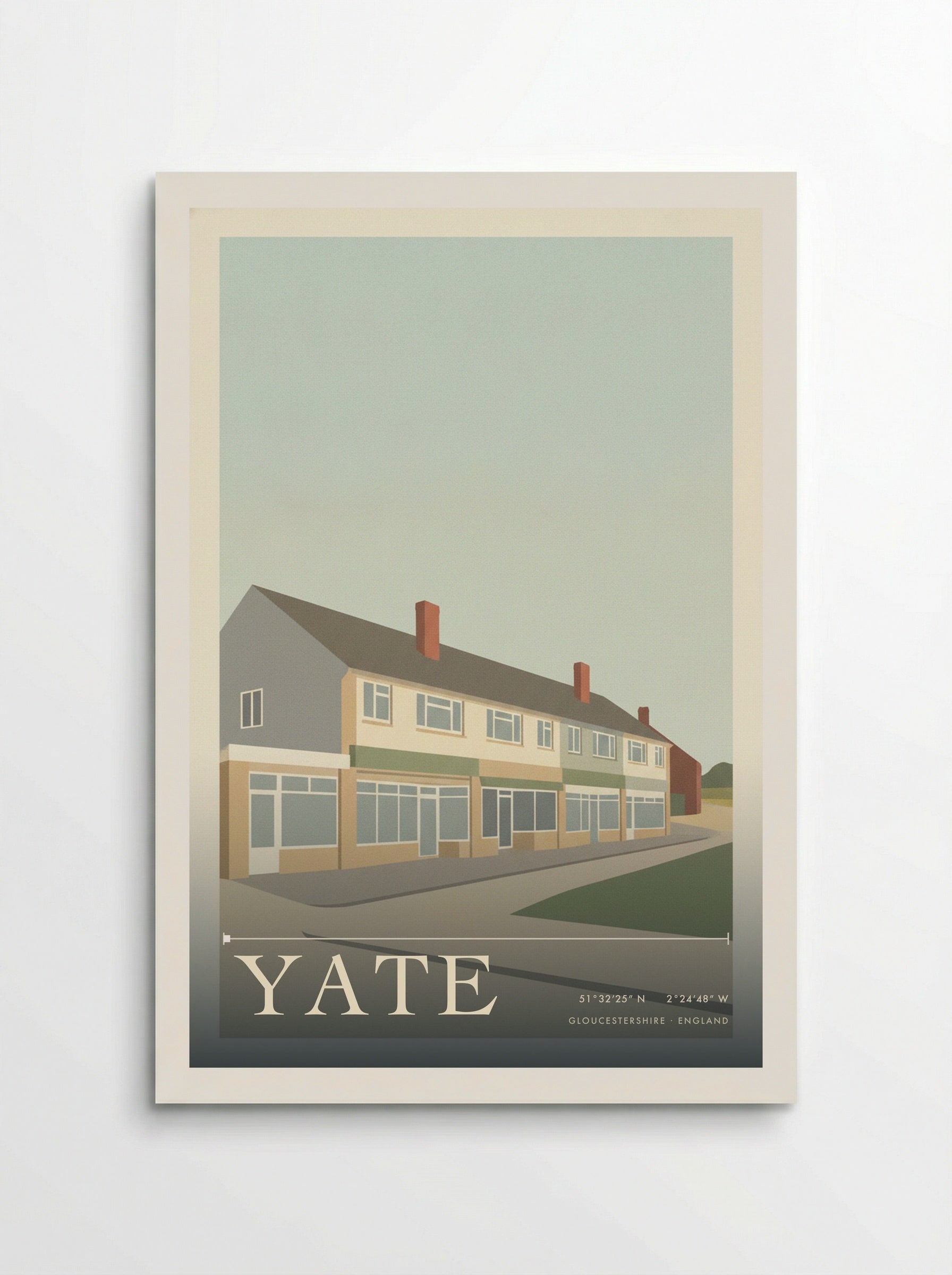 Yate Gloucestershire England Travel Poster - Poster