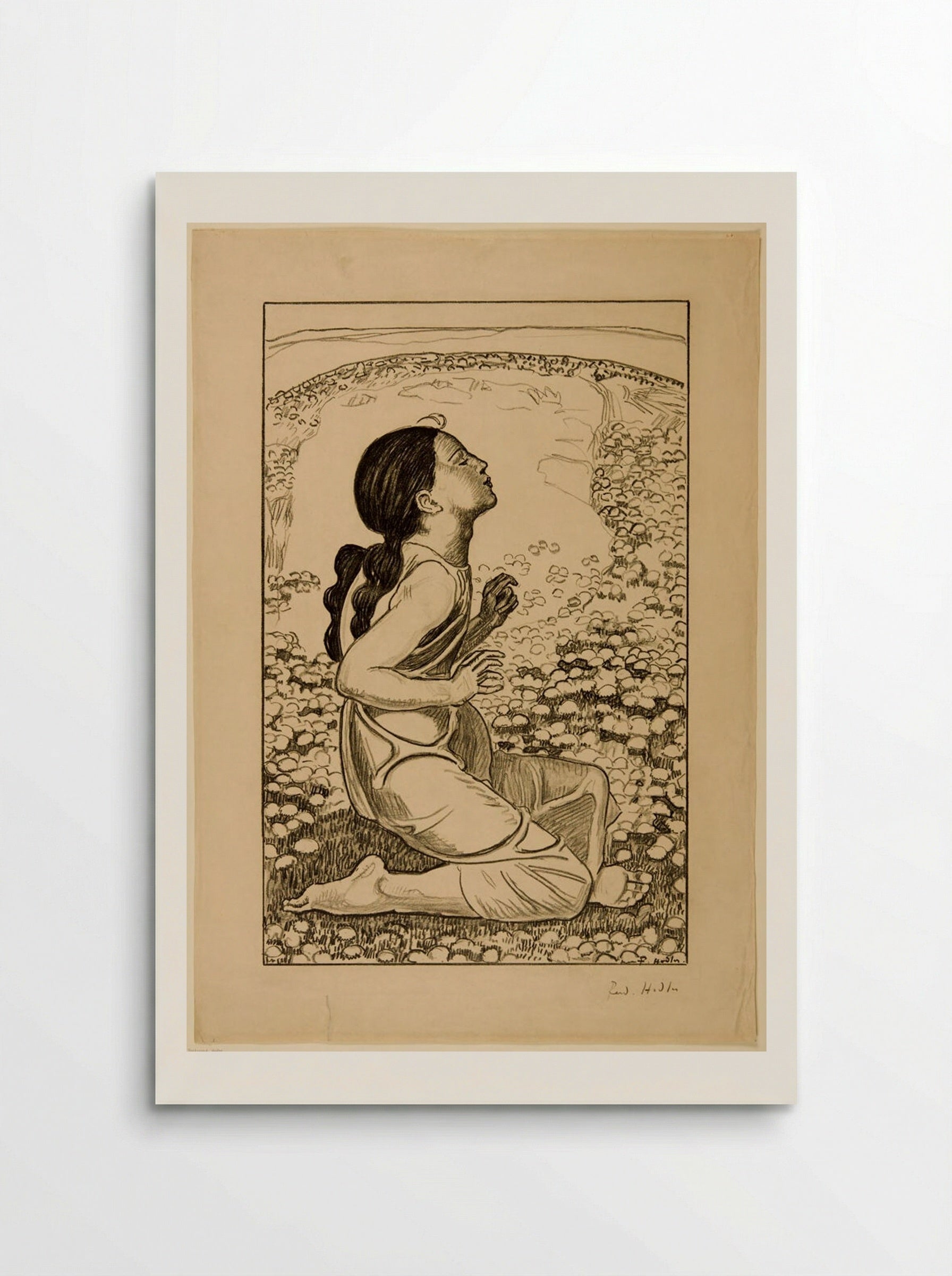 Yearning for Spring - Ferdinand Hodler - Poster