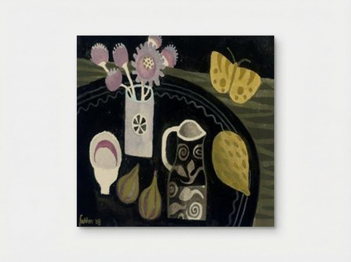 Yellow Butterfly - Mary Fedden - Poster