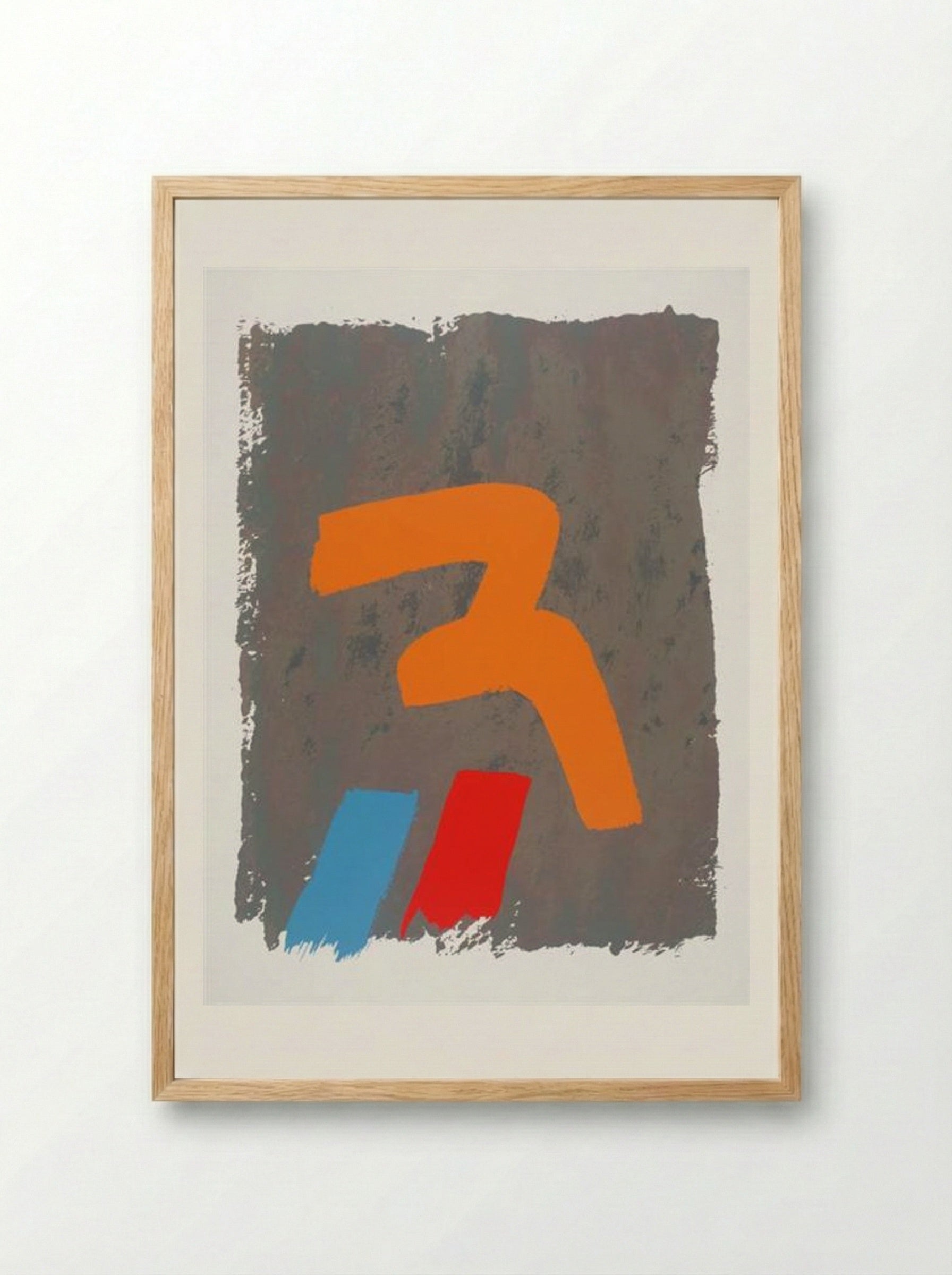 Yellow Mark - Jack Bush - Framed Print Wood