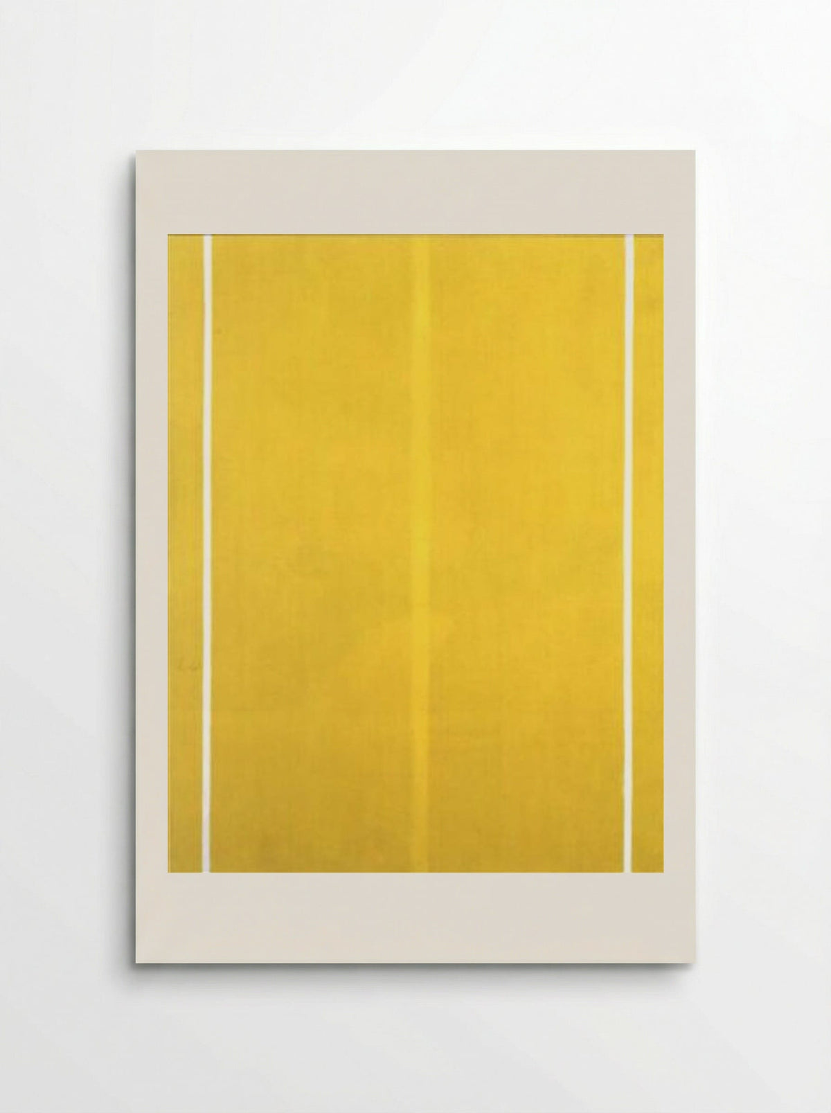 Yellow Painting - Barnett Newman - Poster